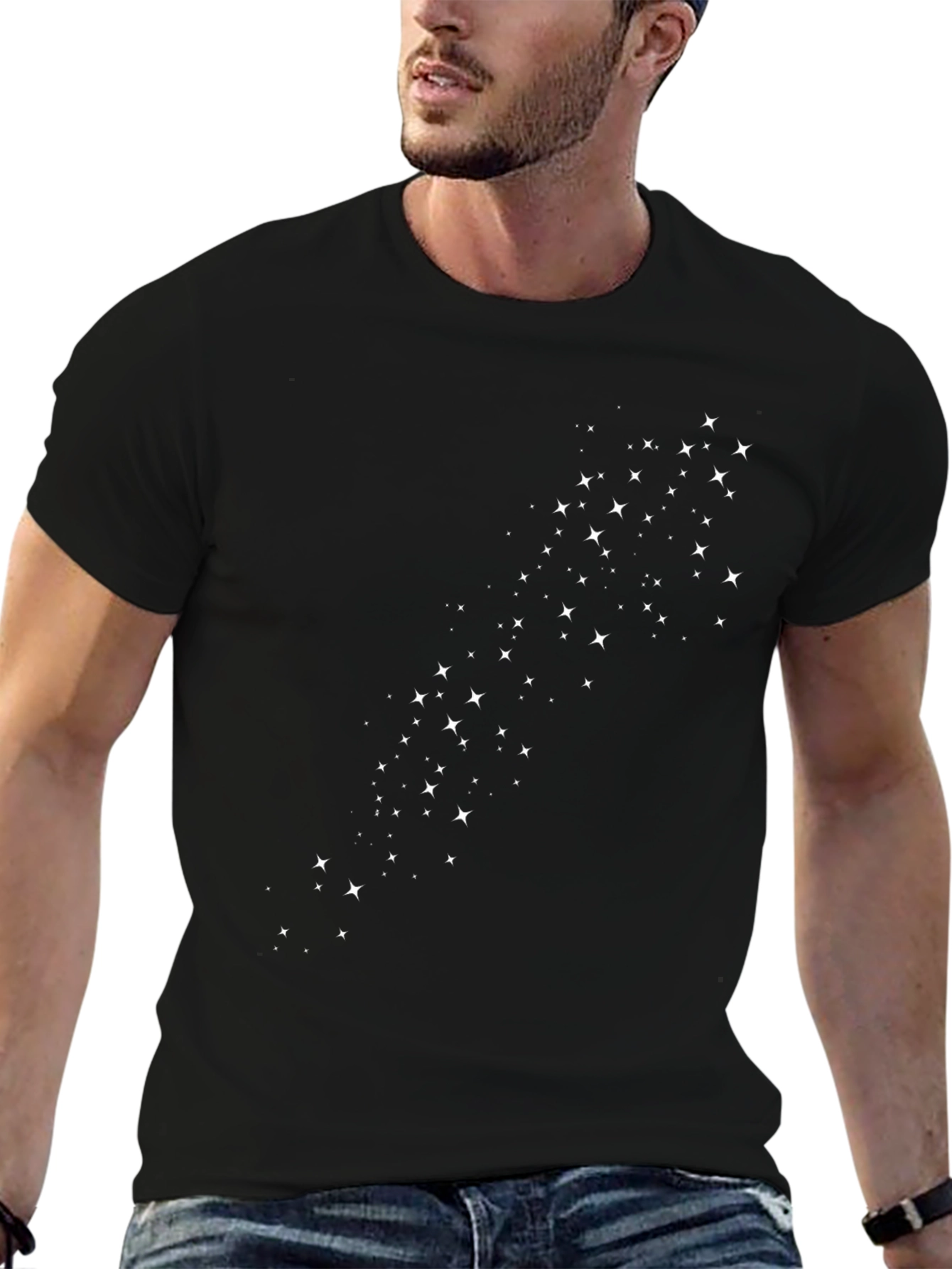 Starry Night Black Tee