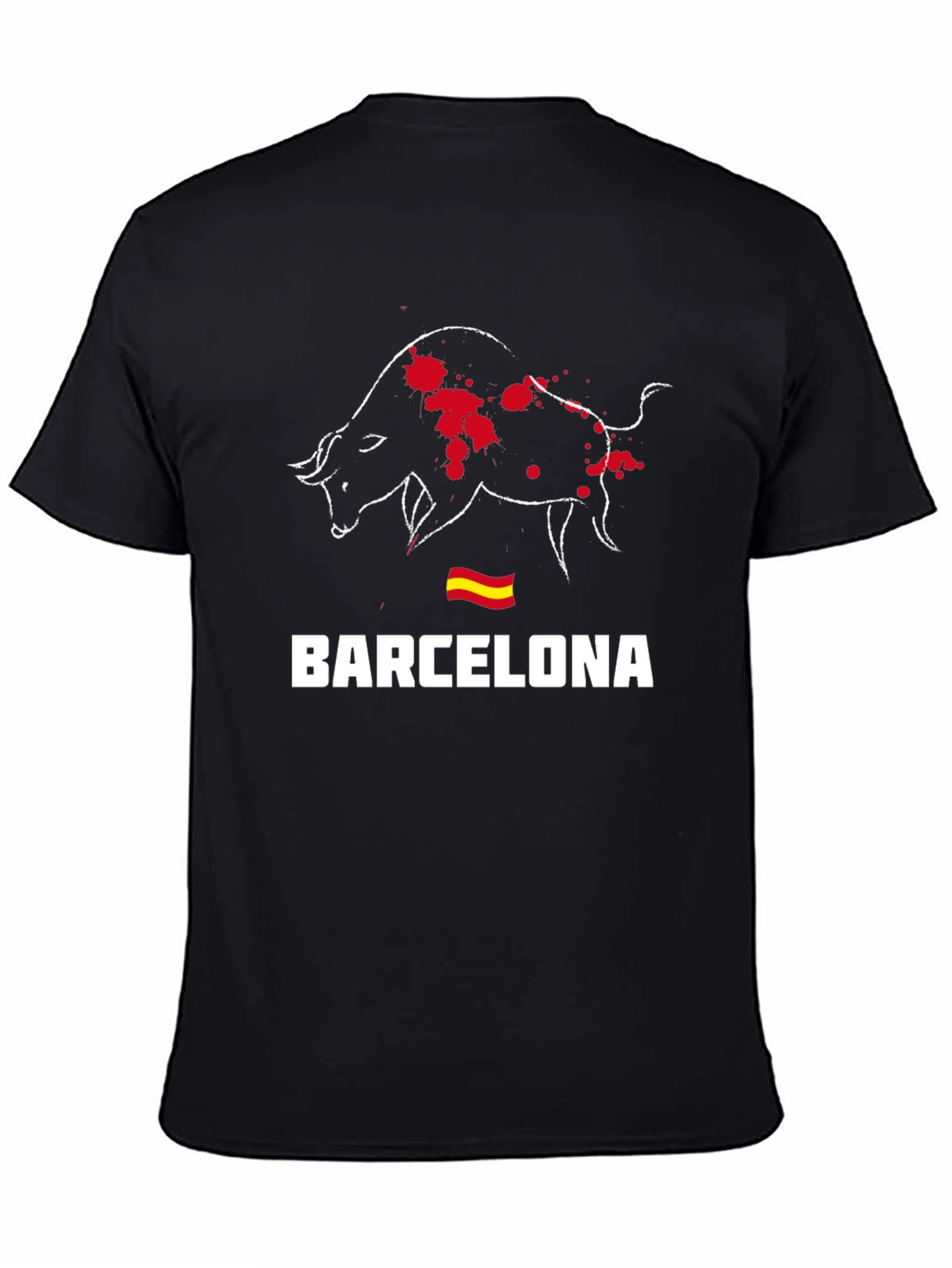 Barcelona Bull Graphic Tee - Stylish Mens T-Shirt