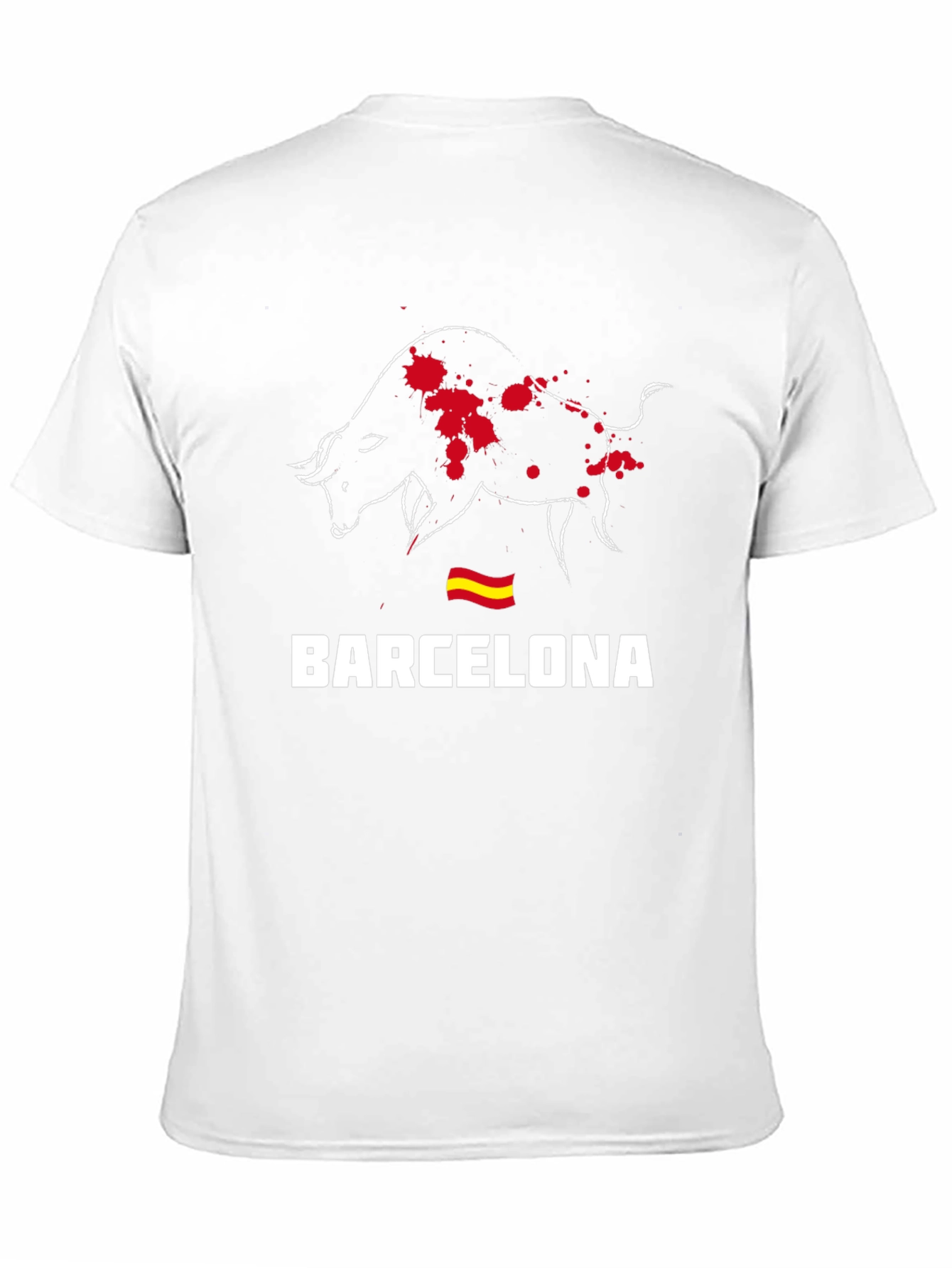 Barcelona Bull Graphic Tee - Stylish Mens T-Shirt