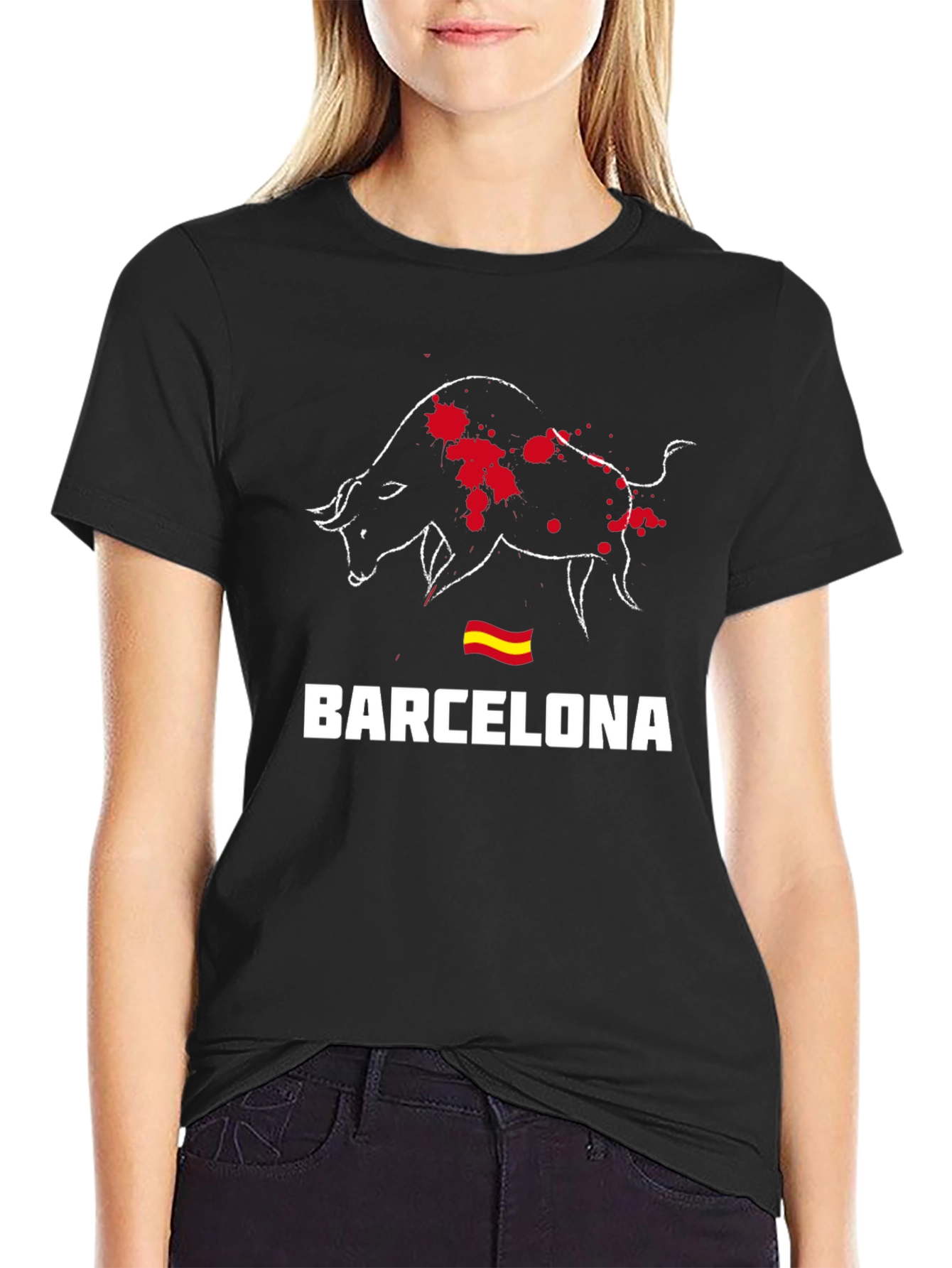 Barcelona Bull Graphic Tee - Stylish Mens T-Shirt