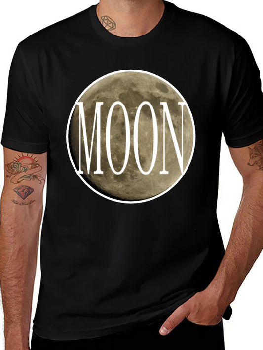 Moon Graphic Tee - Stylish Celestial Design