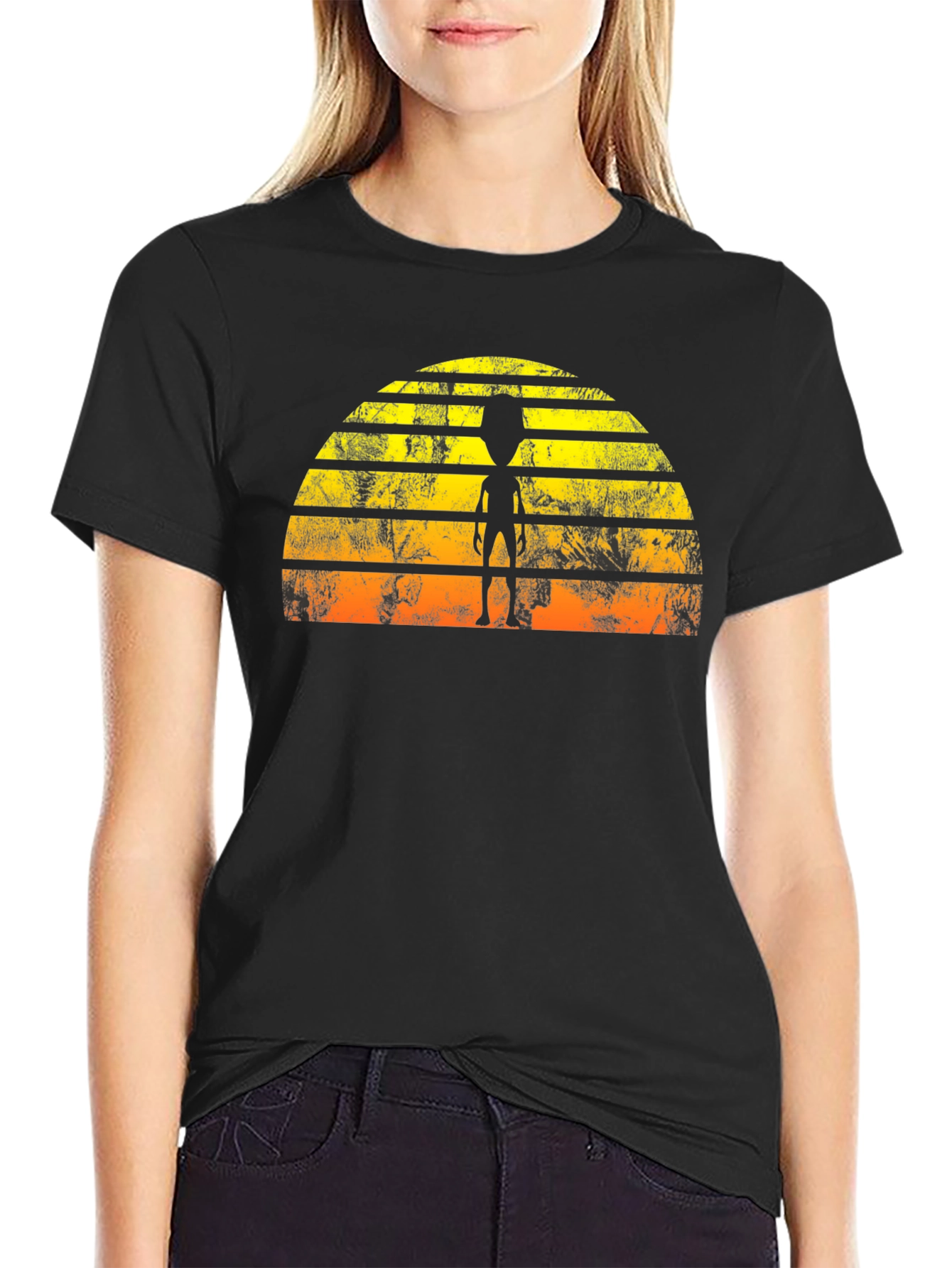 Alien Sunset Graphic Tee