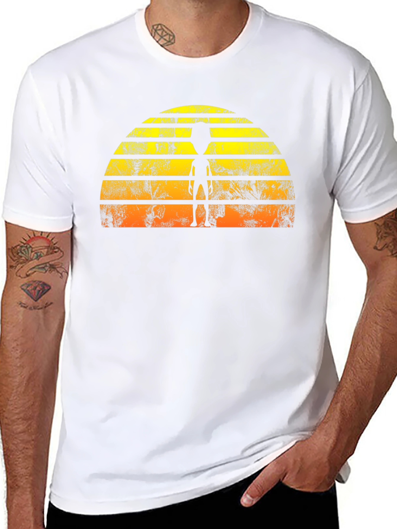 Alien Sunset Graphic Tee