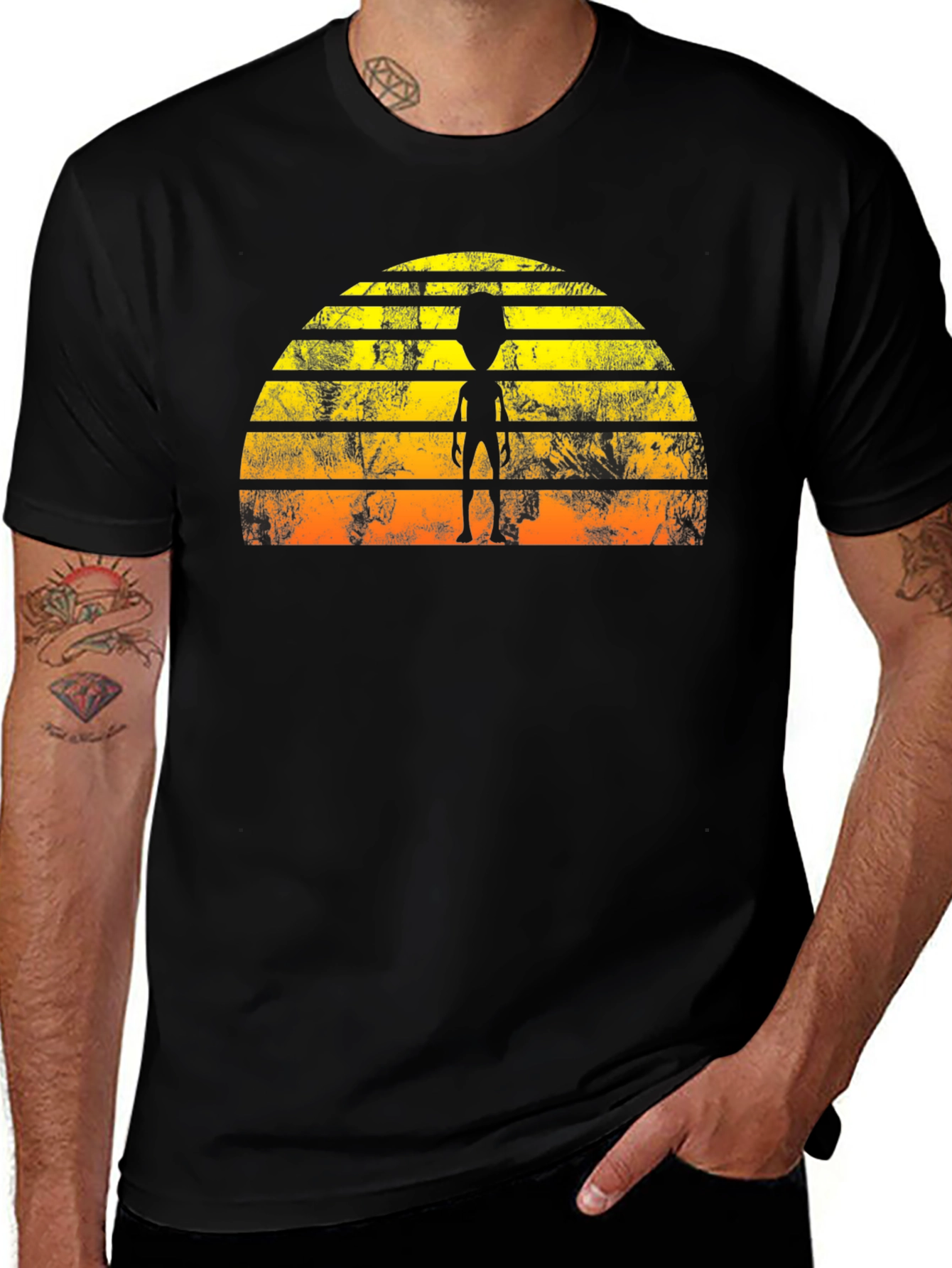 Alien Sunset Graphic Tee