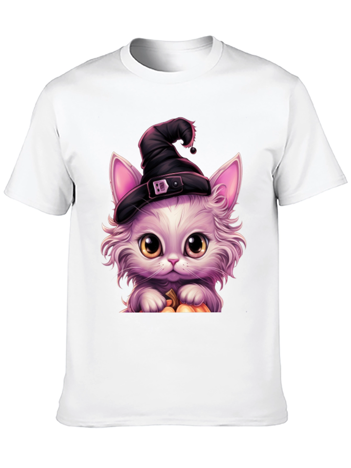 Halloween Cat Witch T-Shirt - Spooky Season