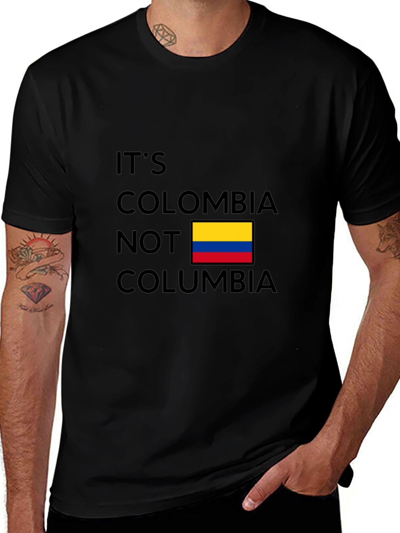 Its Colombia Not Columbia Graphic Tee