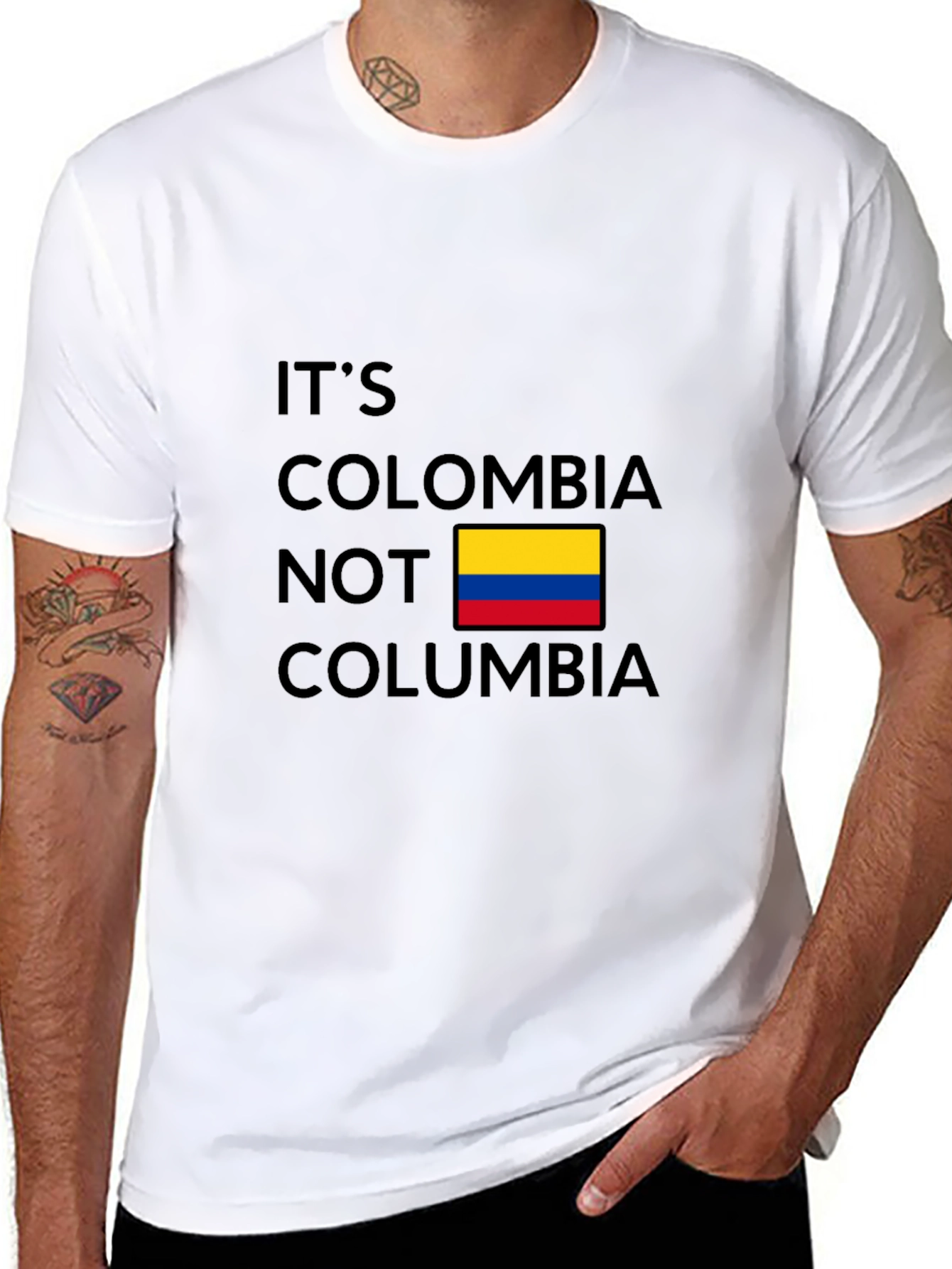 Its Colombia Not Columbia Graphic Tee