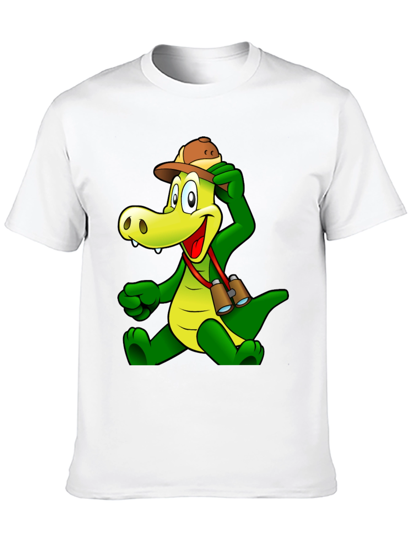 Cartoon Crocodile T-Shirt - Fun Novelty Tee