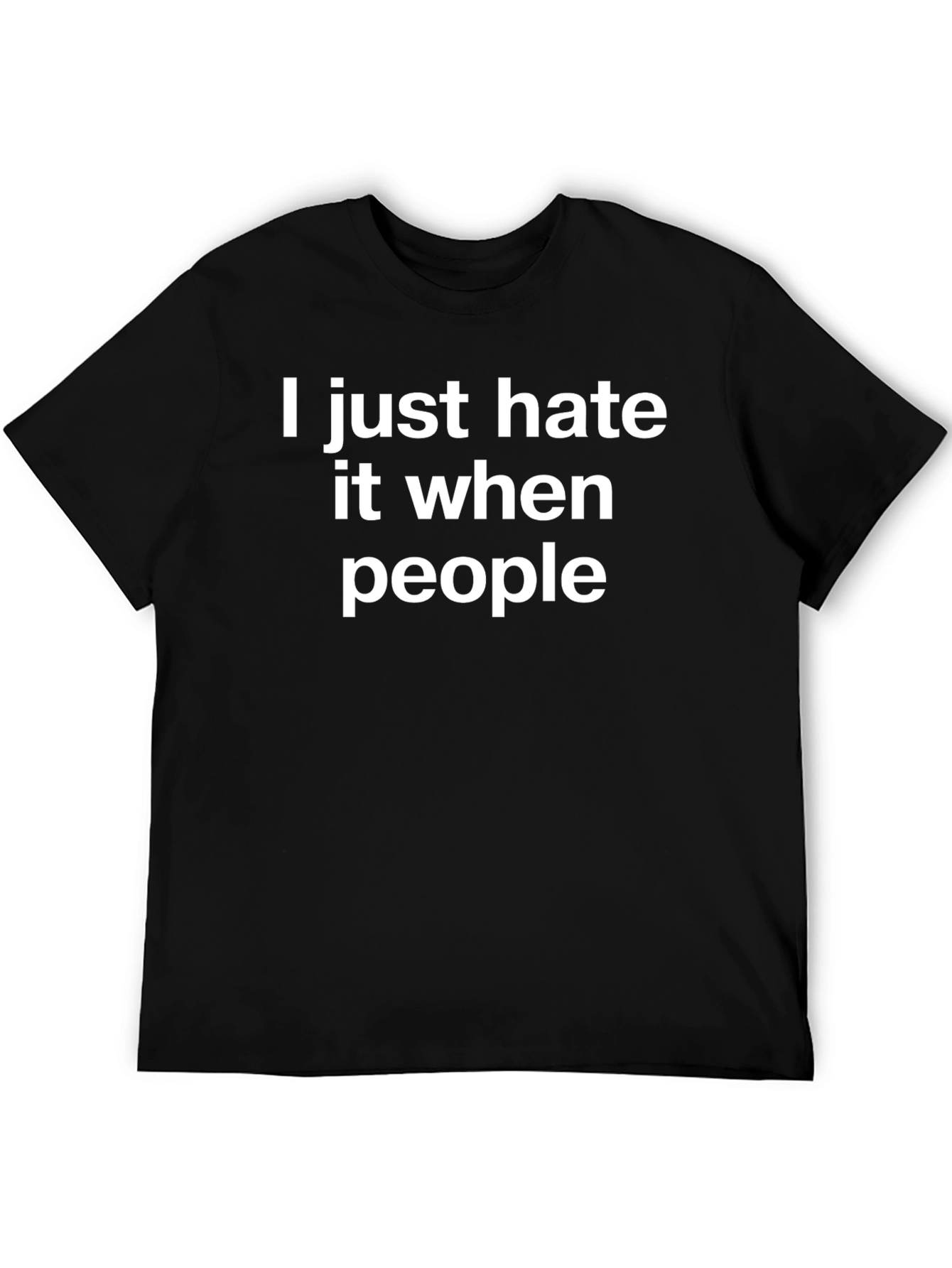 Funny I Hate People Graphic Tee