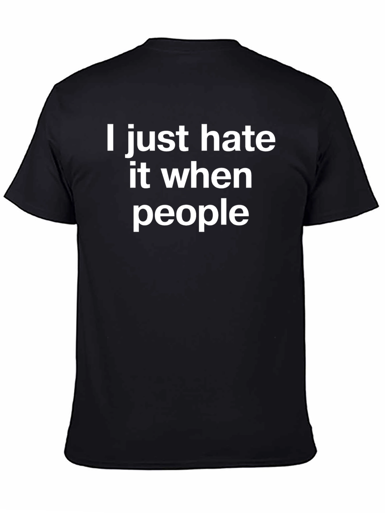 Funny I Hate People Graphic Tee