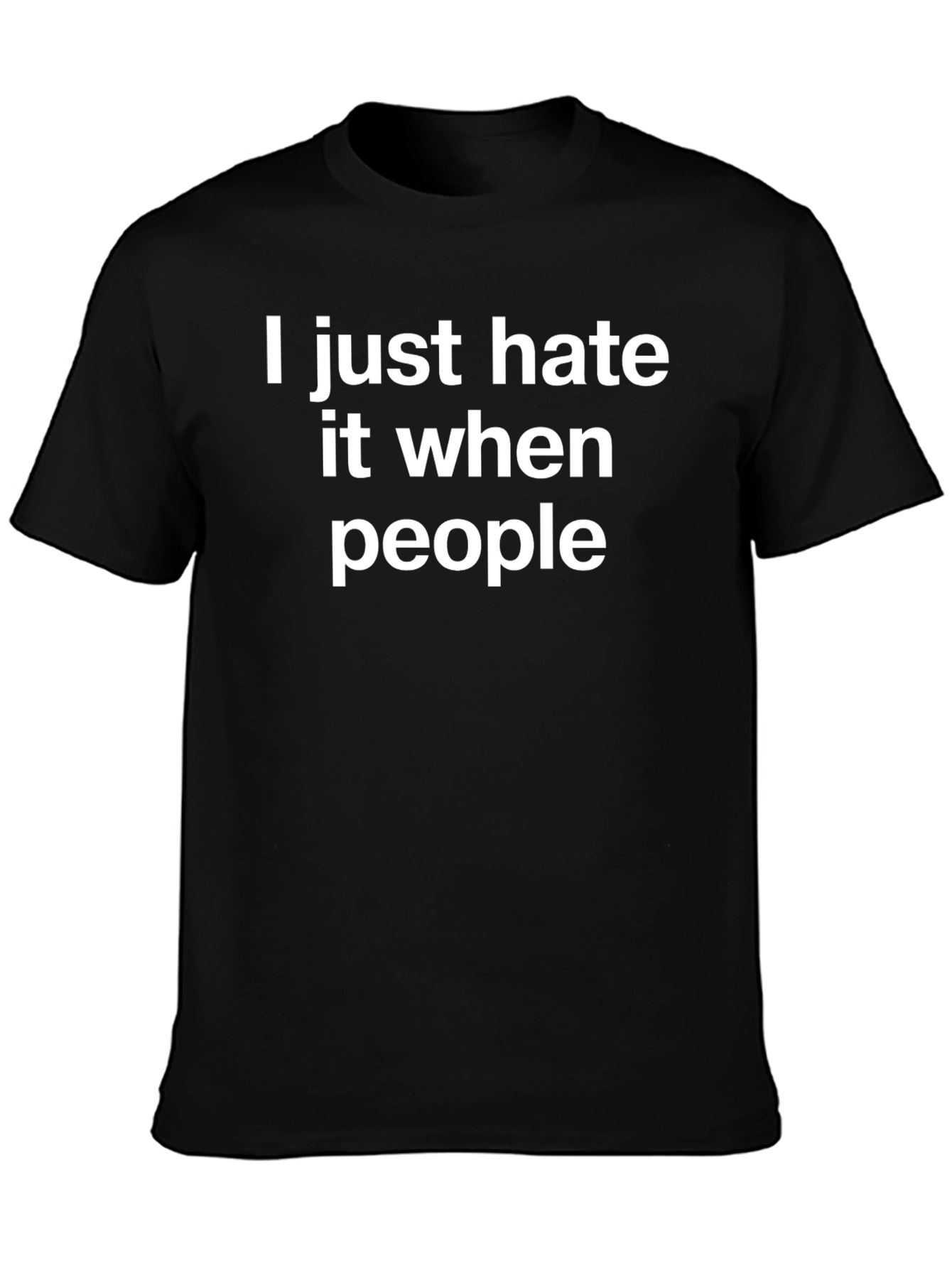 Funny I Hate People Graphic Tee