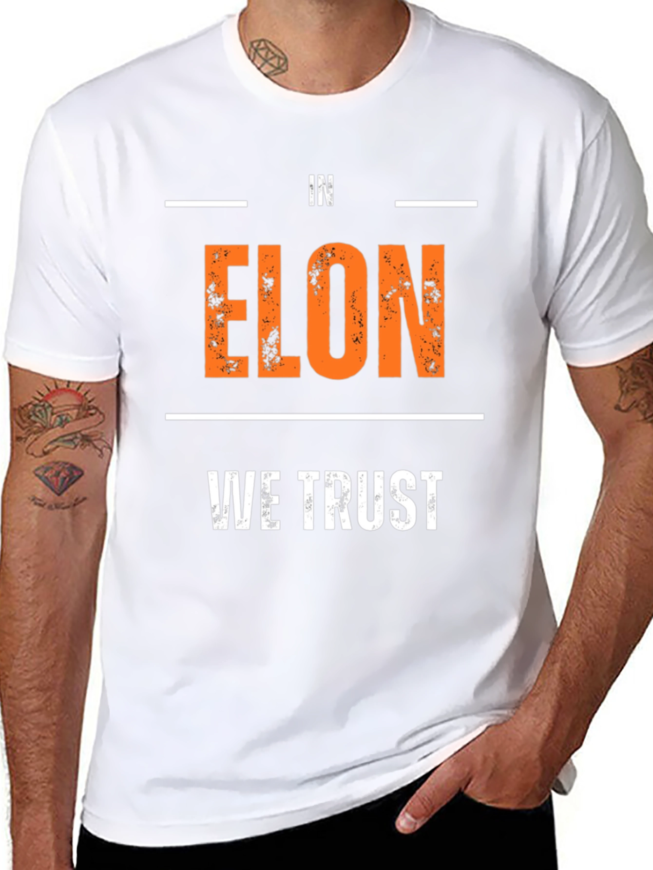In Elon We Trust Graphic Tee