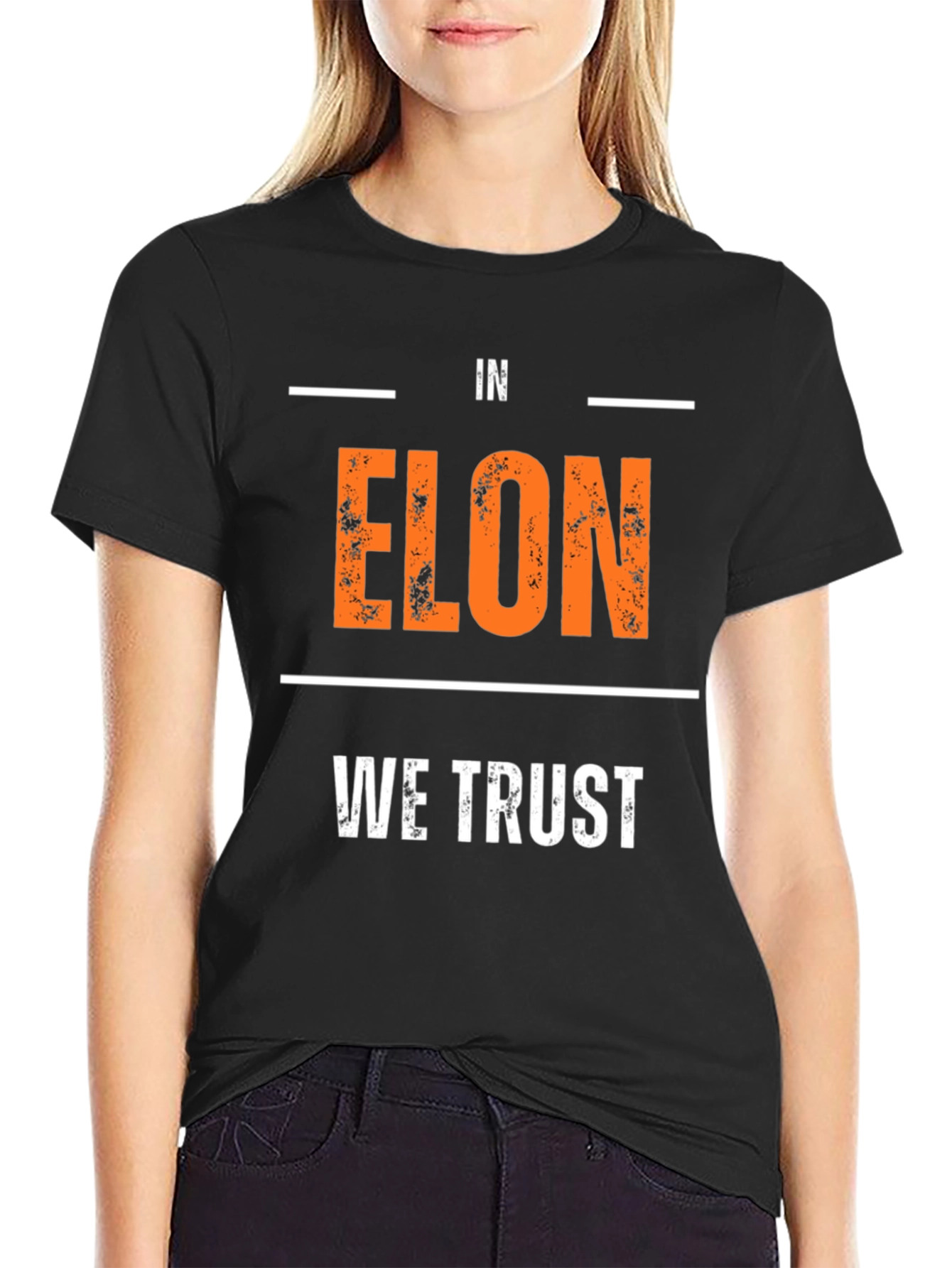 In Elon We Trust Graphic Tee