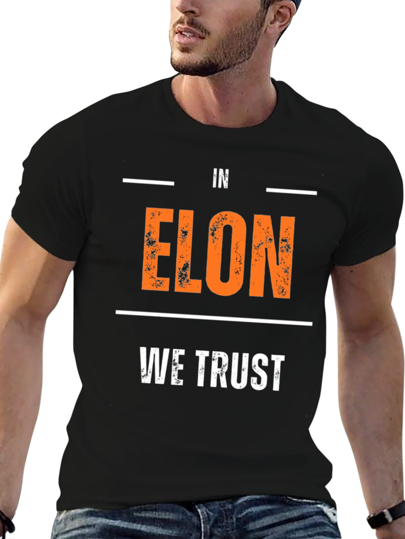 In Elon We Trust Graphic Tee