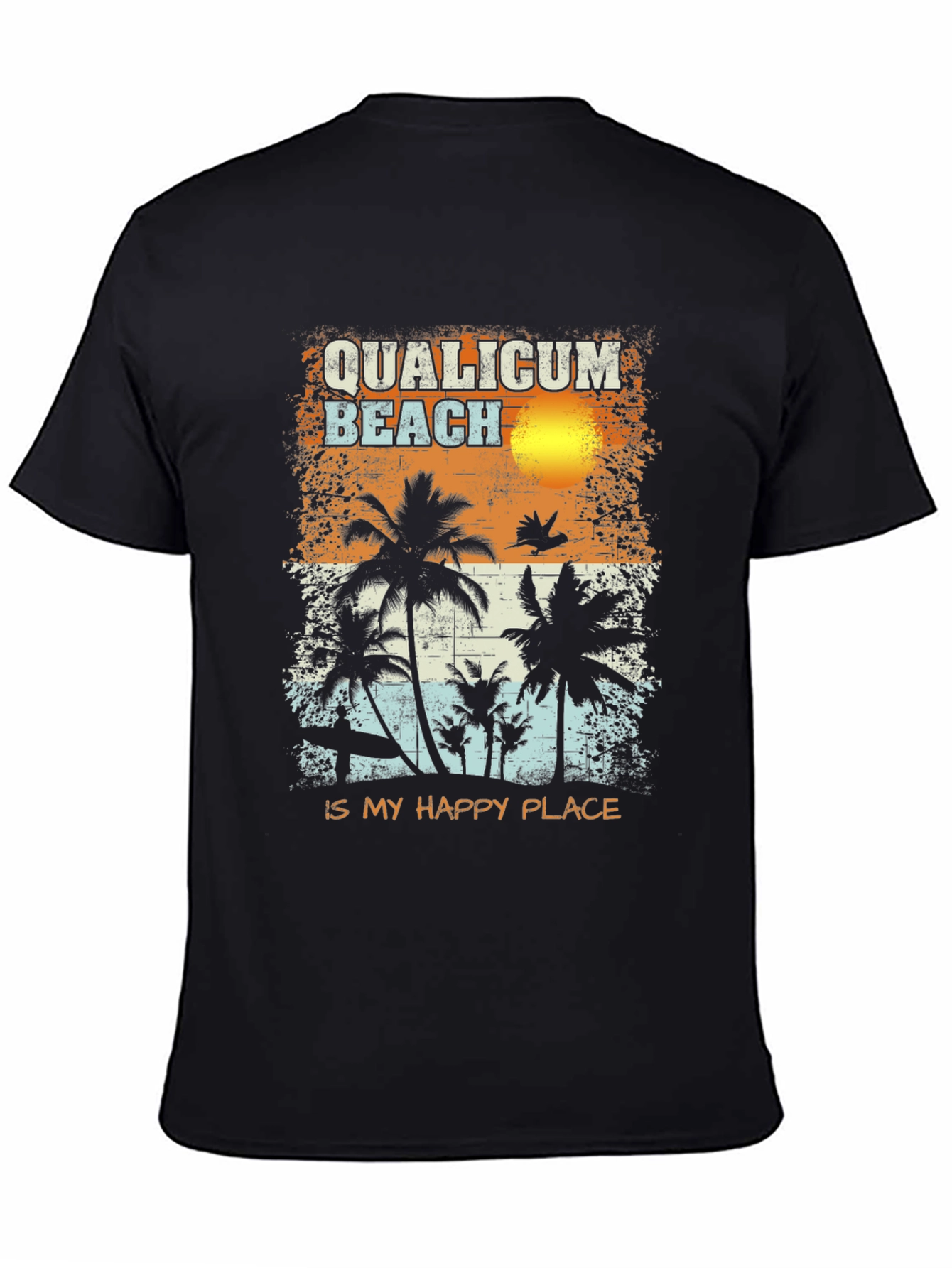 Qualicum Beach Happy Place T-Shirt