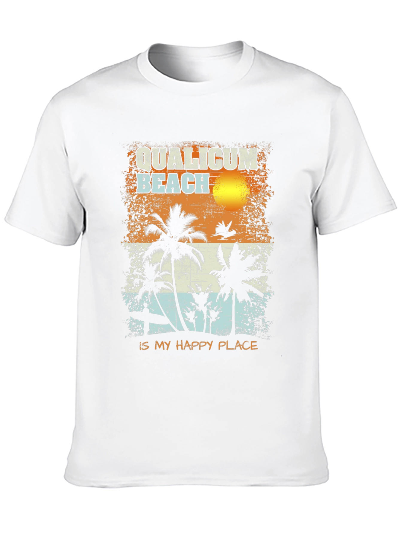 Qualicum Beach Happy Place T-Shirt