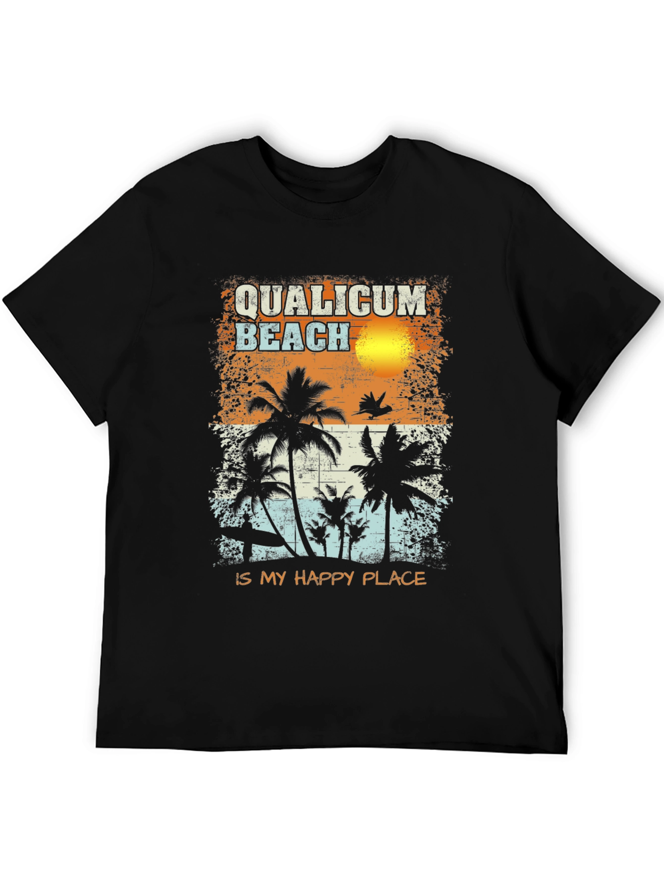 Qualicum Beach Happy Place T-Shirt