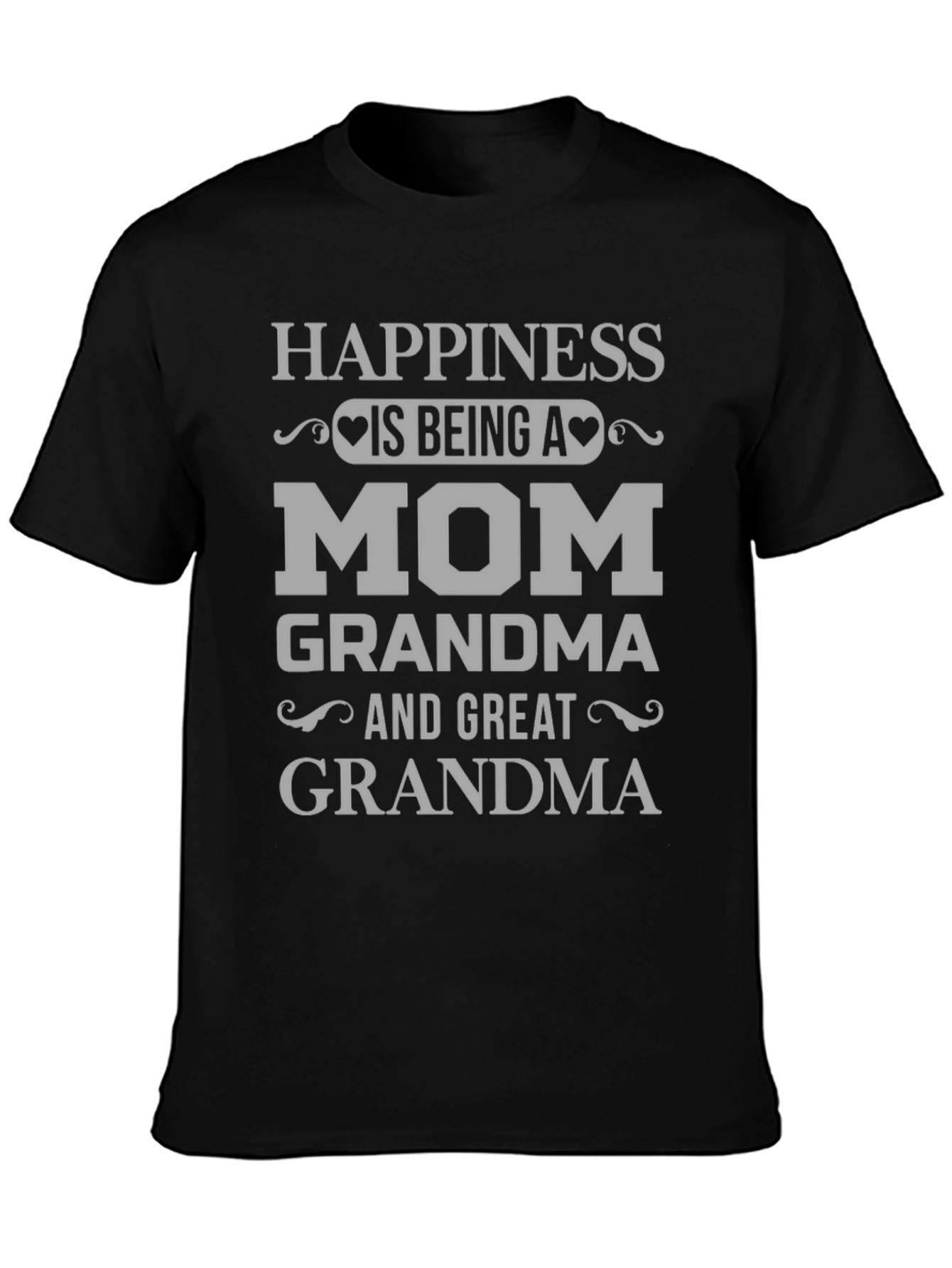 Happiness is Being A Mom Graphic T-Shirt