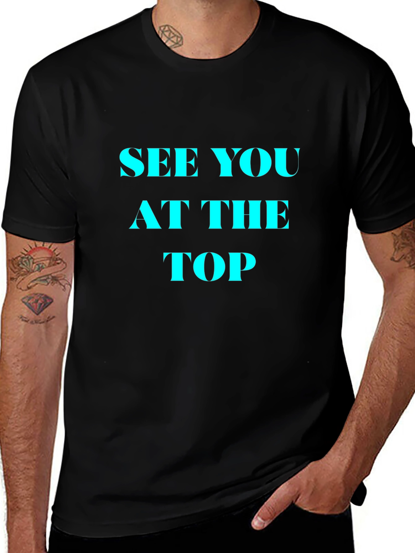 See You At The Top Black T-Shirt