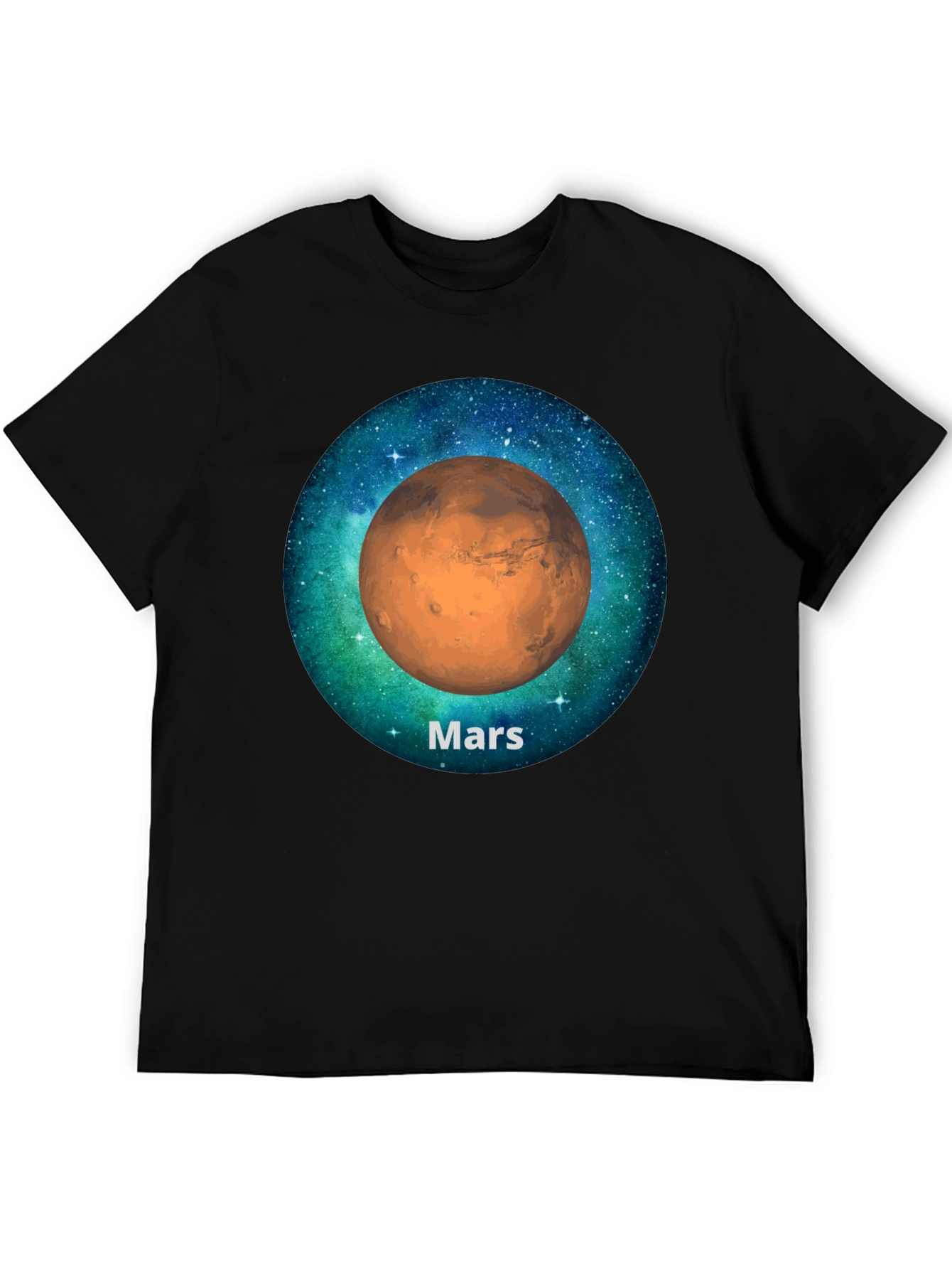 Mars Planet Graphic T-Shirt - Space Theme Tee