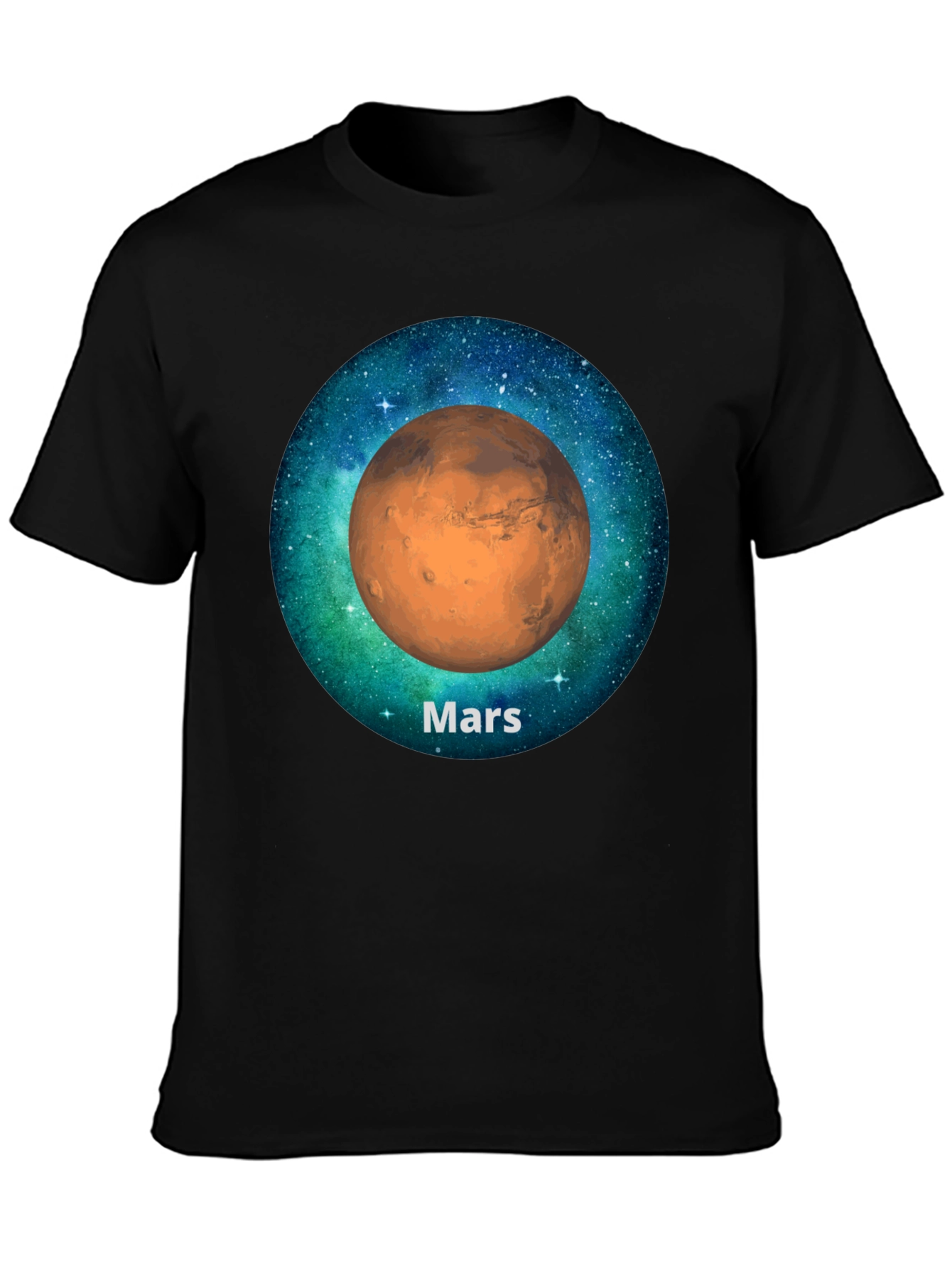 Mars Planet Graphic T-Shirt - Space Theme Tee