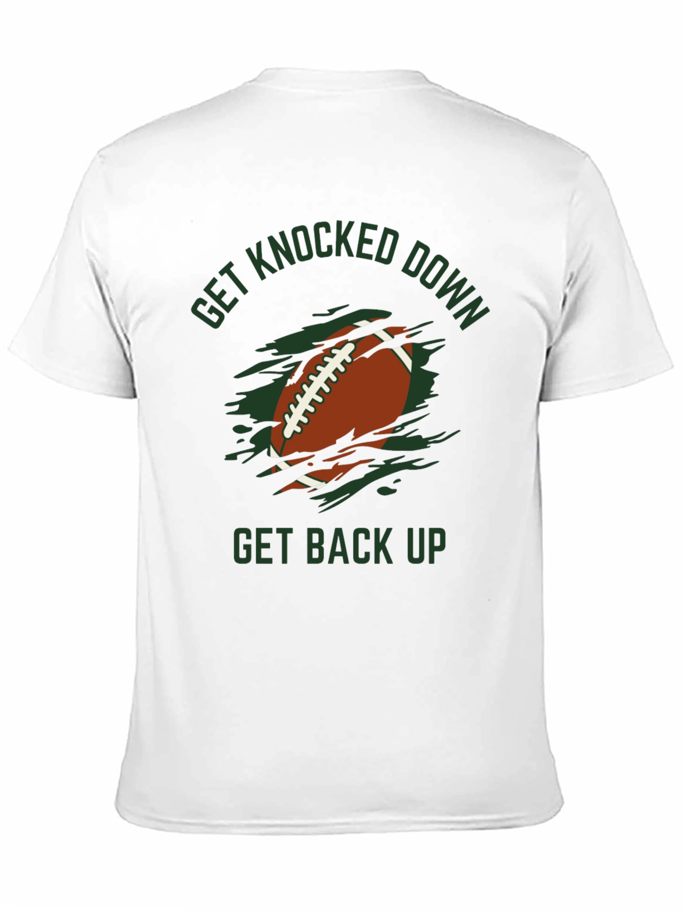 Football Knocked Down Graphic Tee