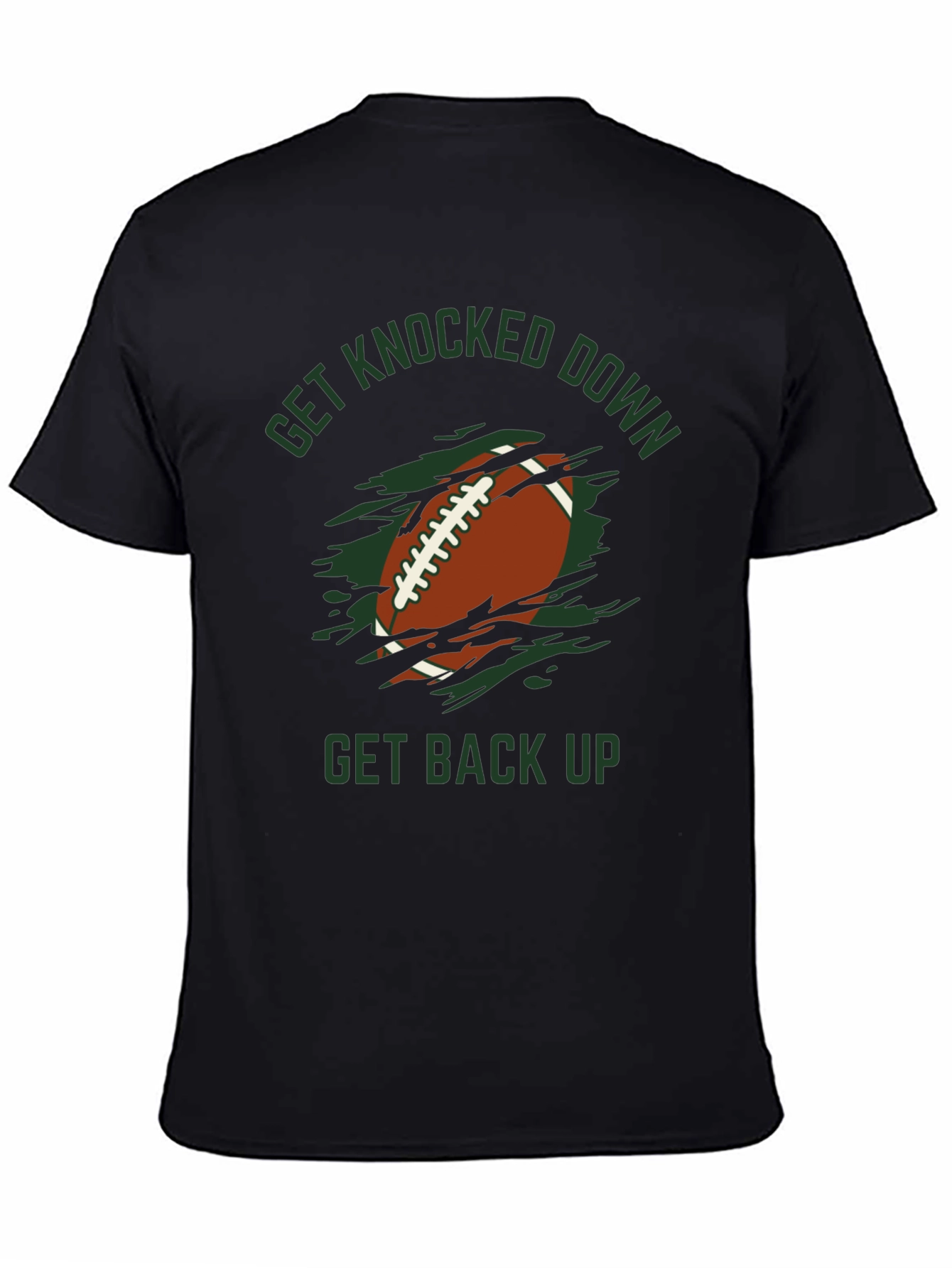 Football Knocked Down Graphic Tee