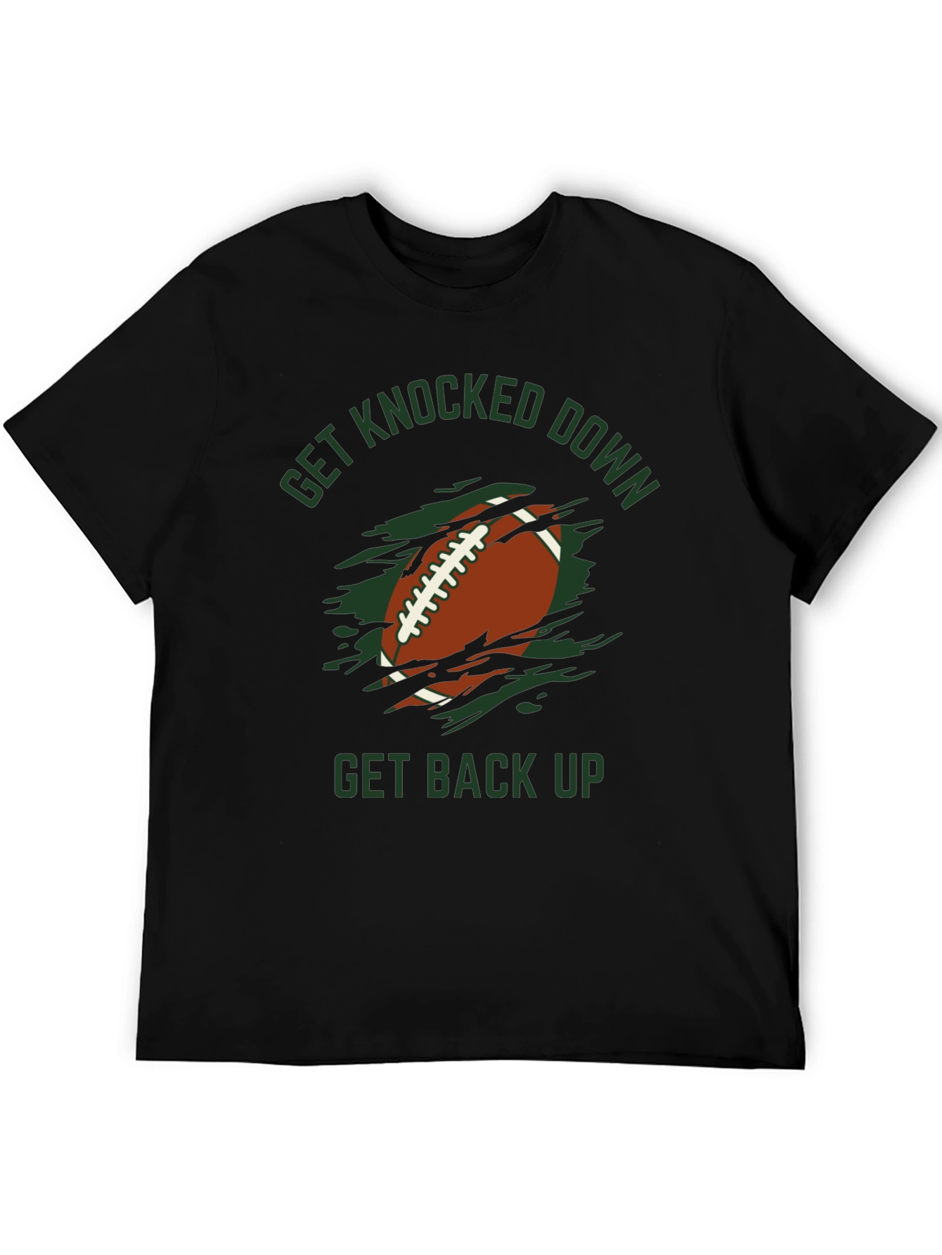 Football Knocked Down Graphic Tee