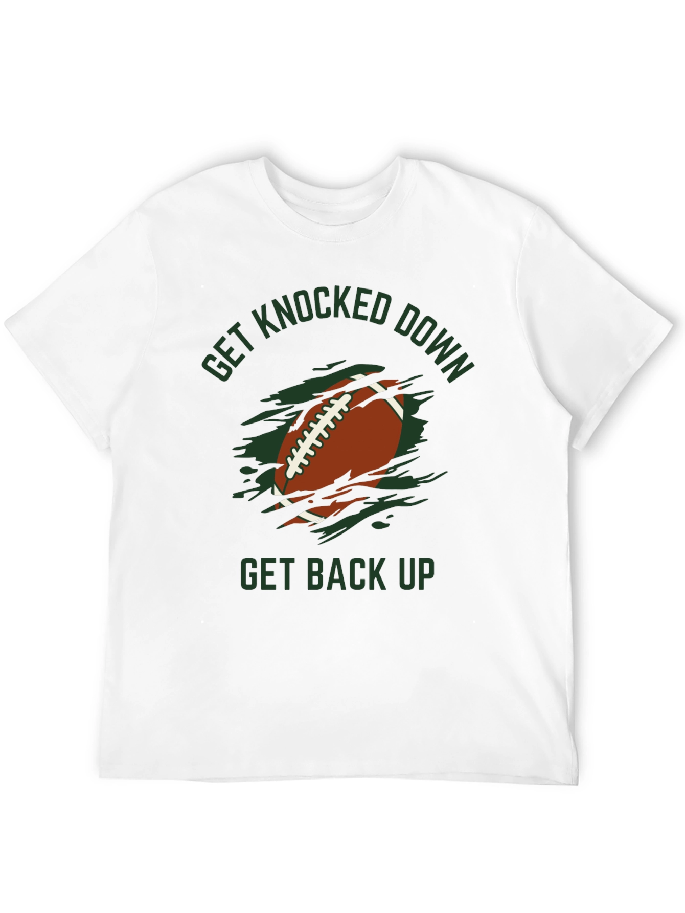 Football Knocked Down Graphic Tee