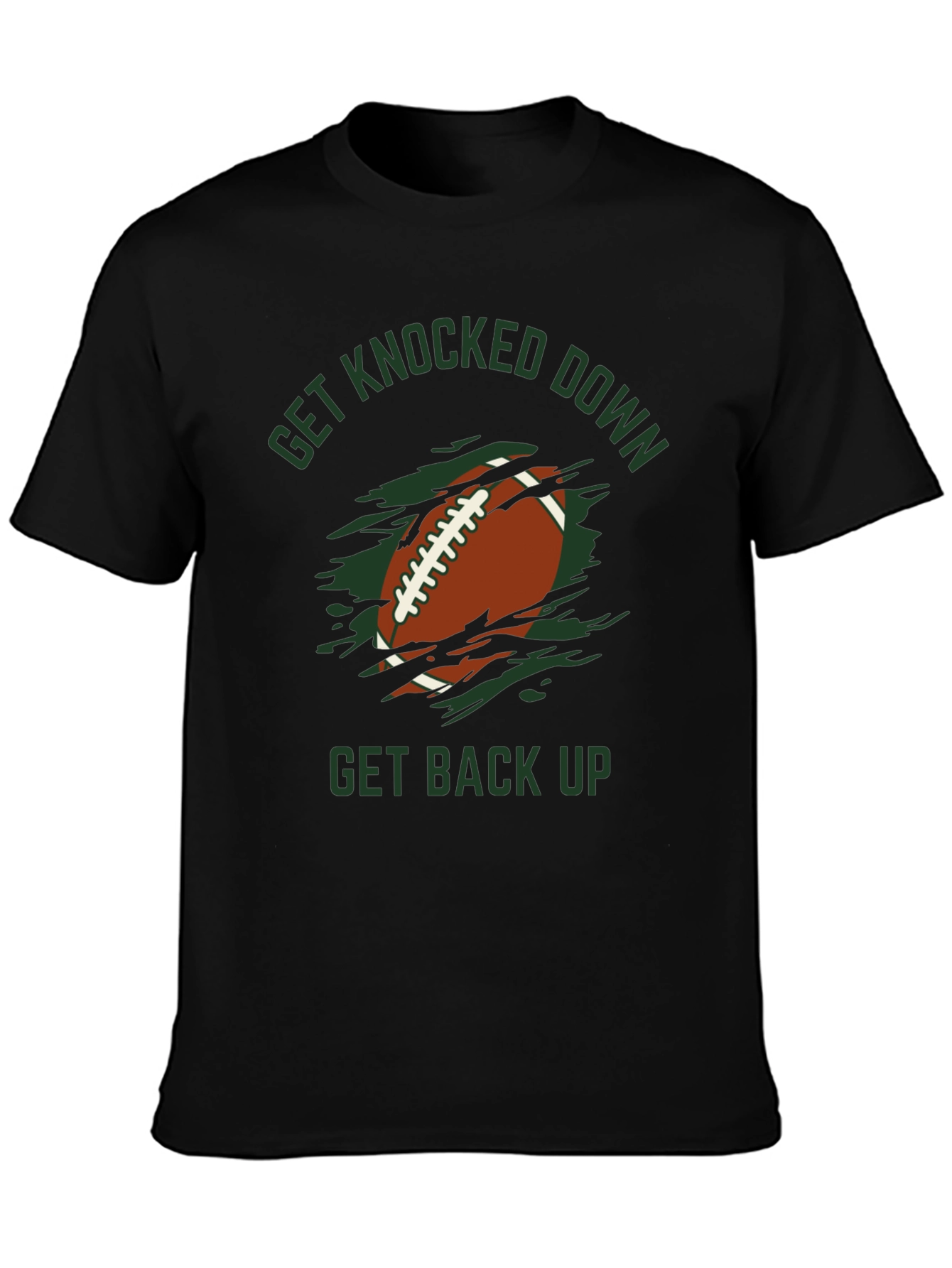 Football Knocked Down Graphic Tee