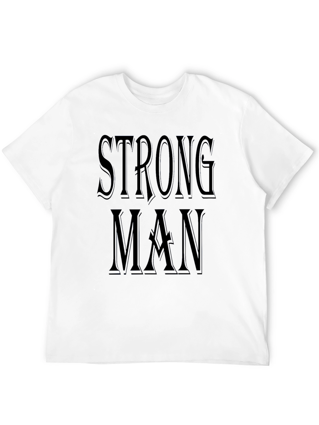 Strong Man Graphic Tee - Classic Comfort Fit