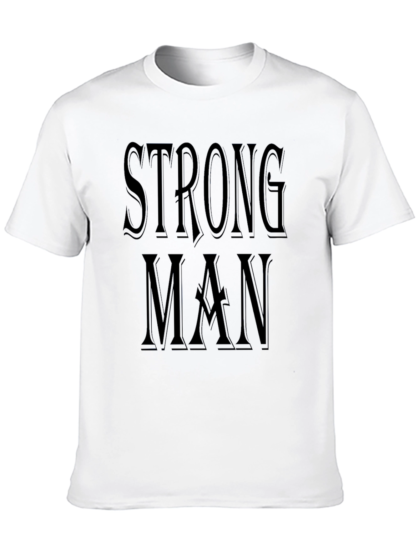 Strong Man Graphic Tee - Classic Comfort Fit