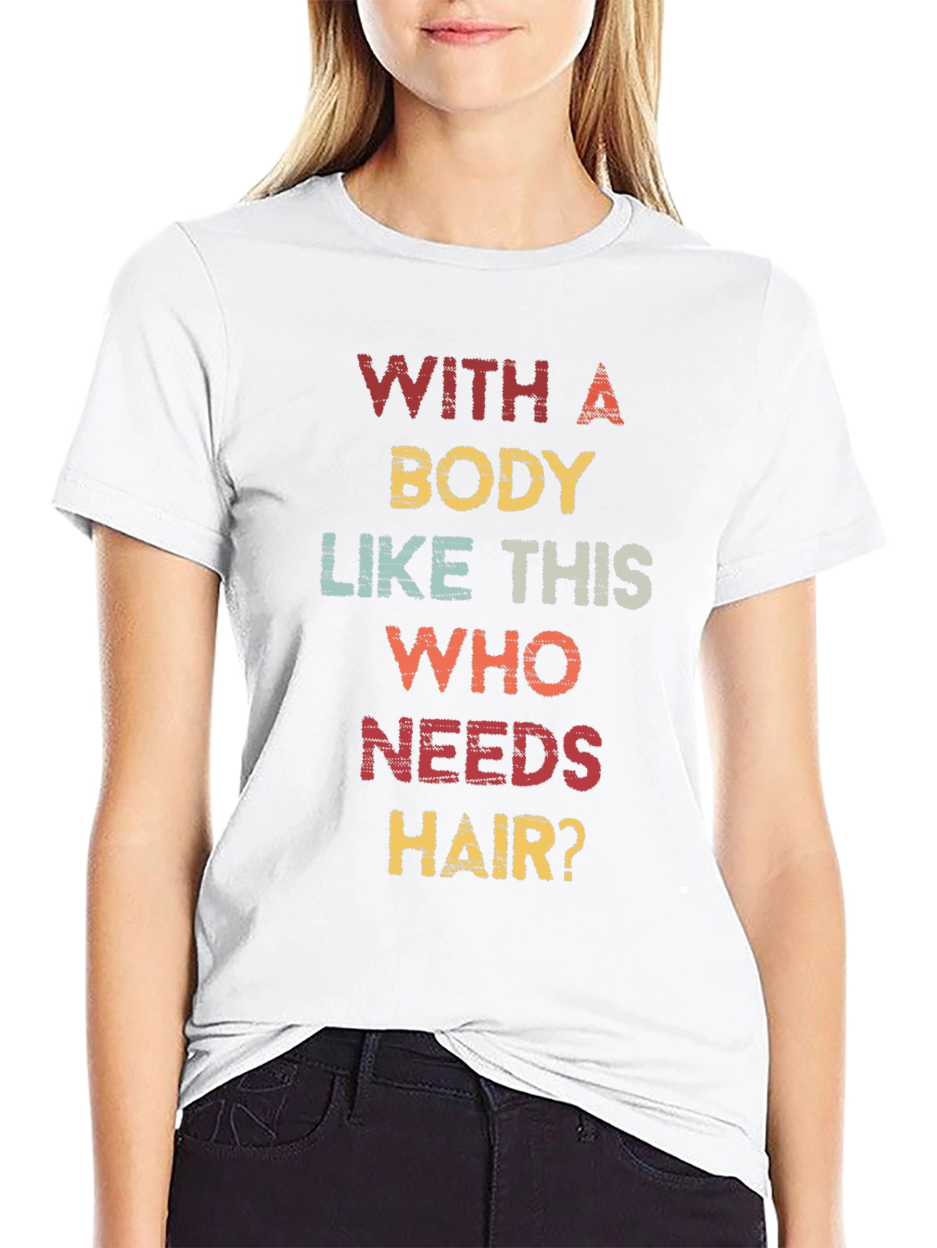 Funny Bald Man T-Shirt - Who Needs Hair?