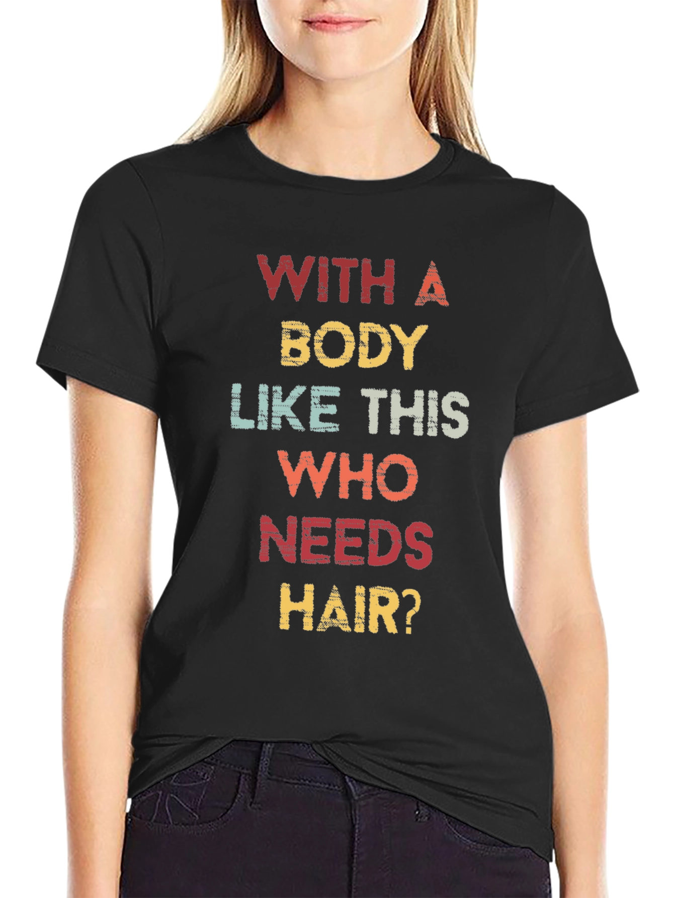 Funny Bald Man T-Shirt - Who Needs Hair?