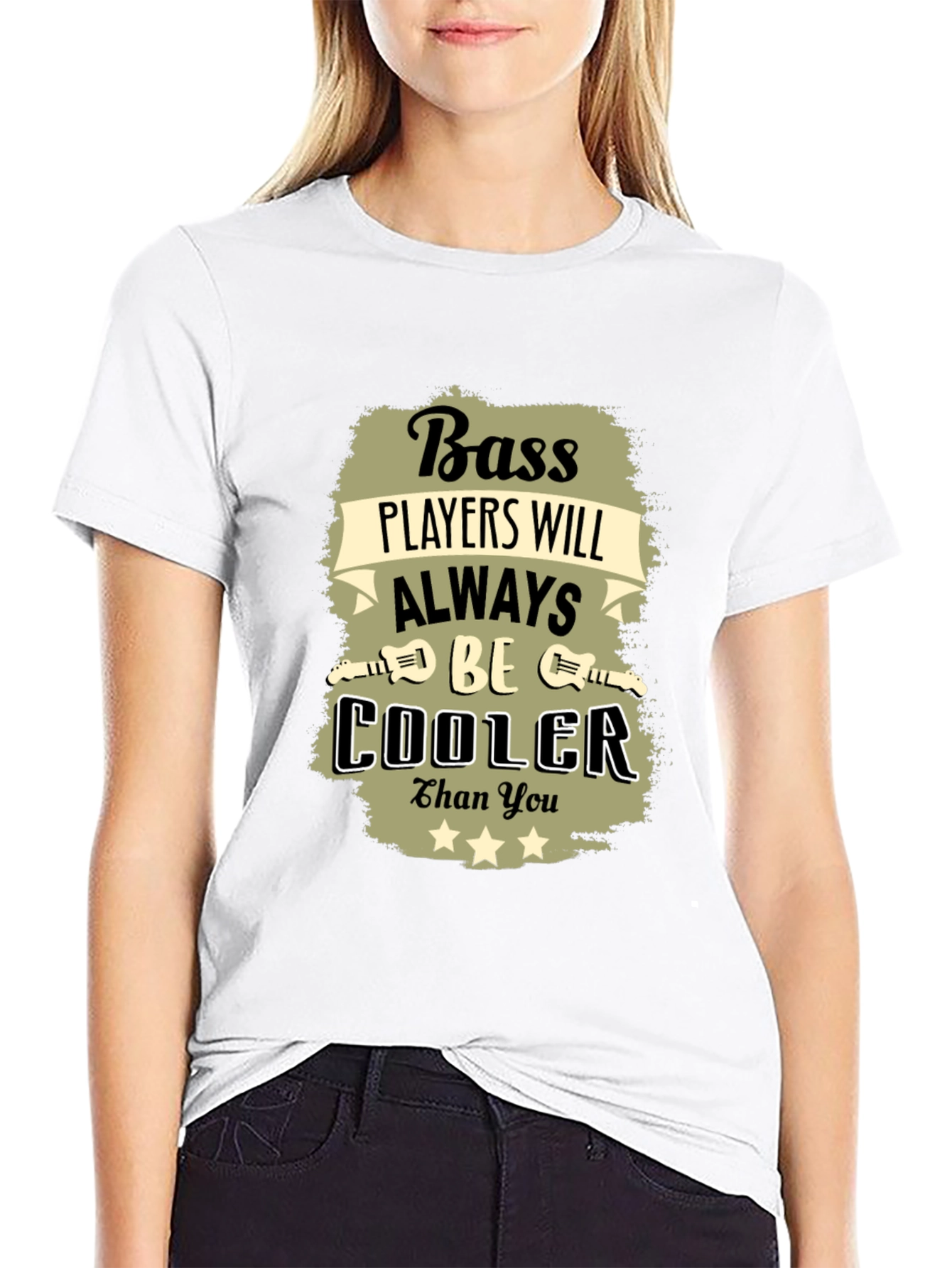 Bass Player T-Shirt - Always Cooler Than You!