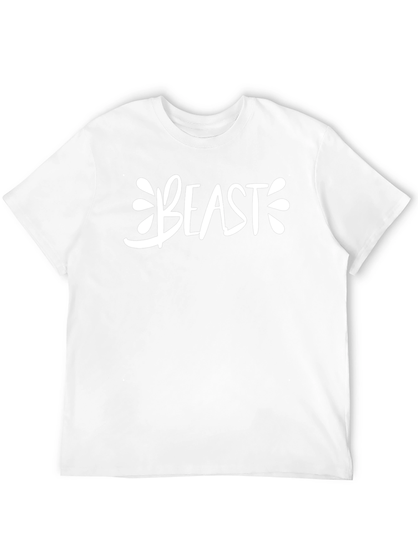Beast Graphic Print Black T-Shirt