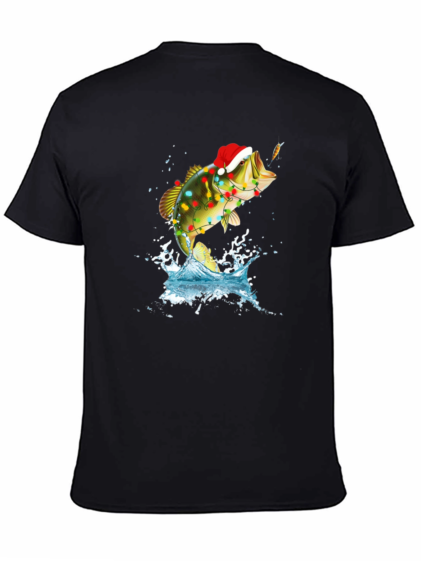 Christmas Bass Fishing T-Shirt