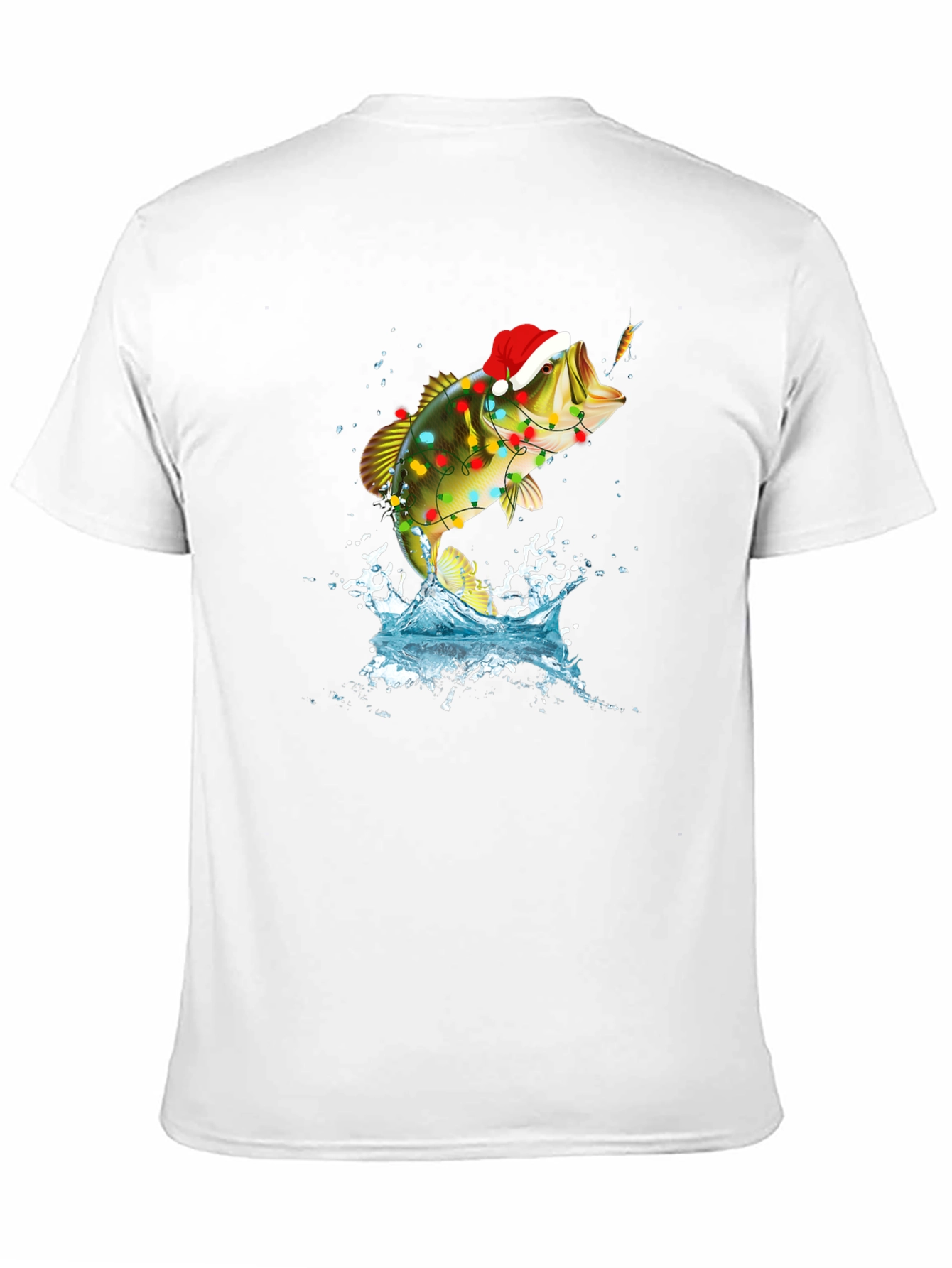 Christmas Bass Fishing T-Shirt
