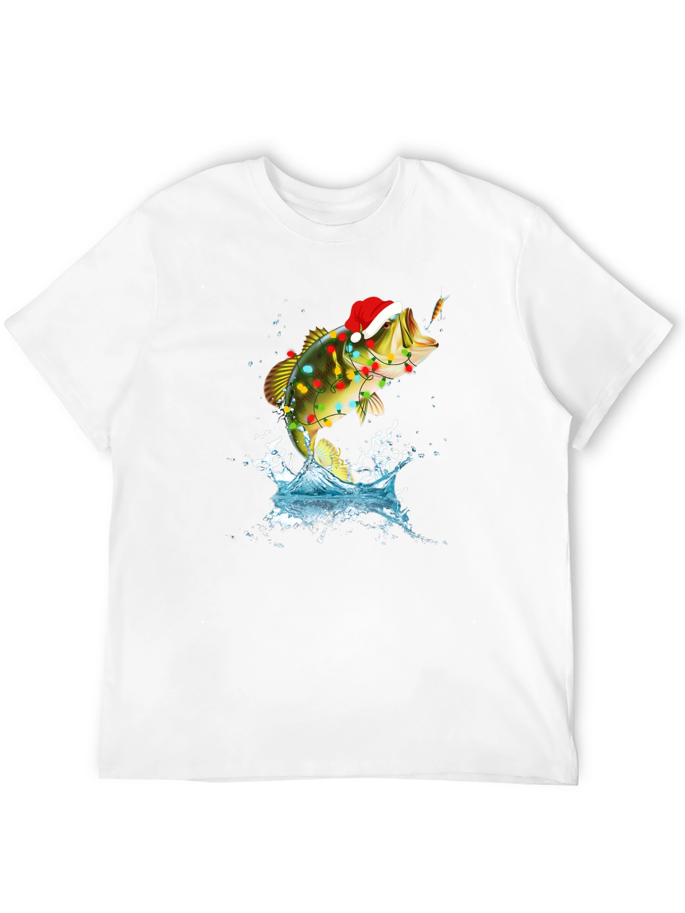 Christmas Bass Fishing T-Shirt