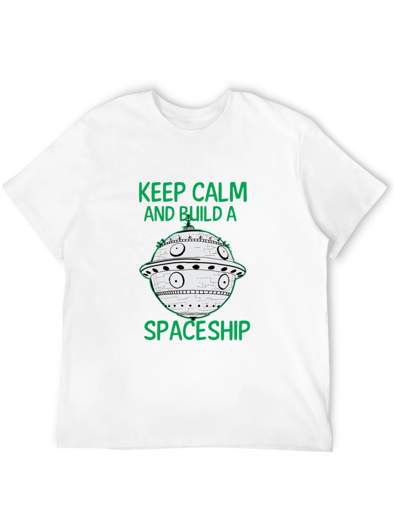 Keep Calm and Build a Spaceship T-Shirt