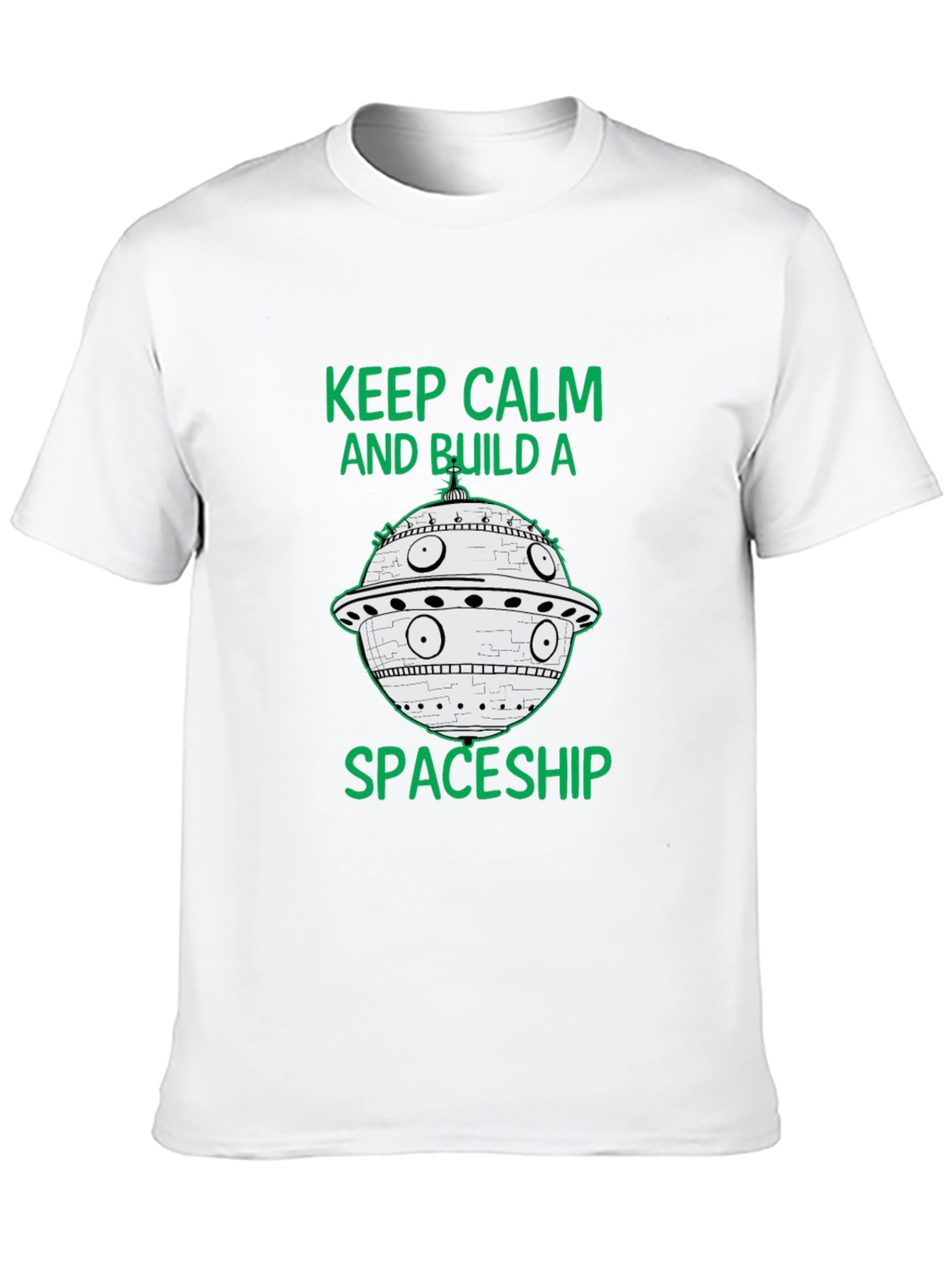 Keep Calm and Build a Spaceship T-Shirt