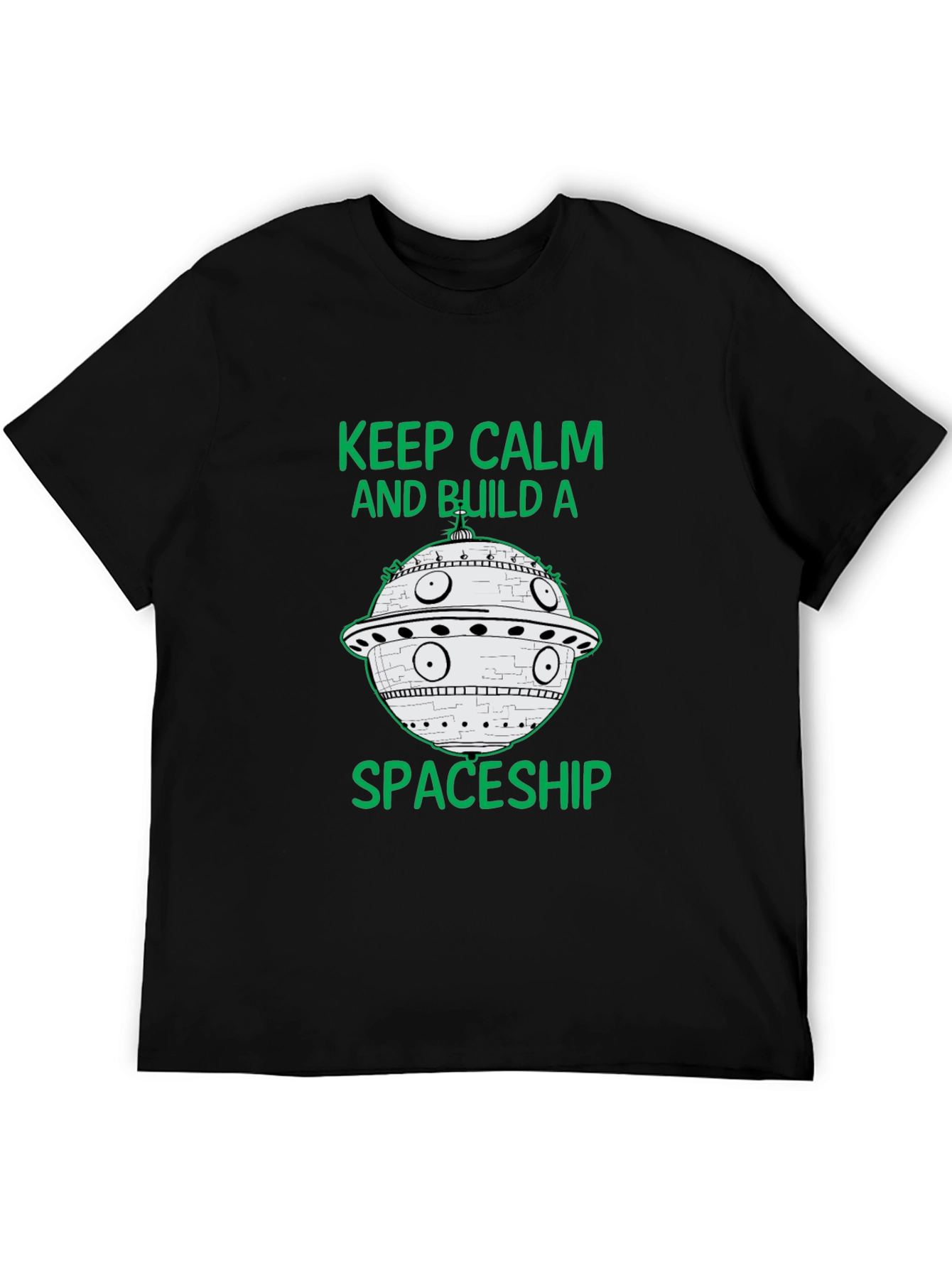 Keep Calm and Build a Spaceship T-Shirt
