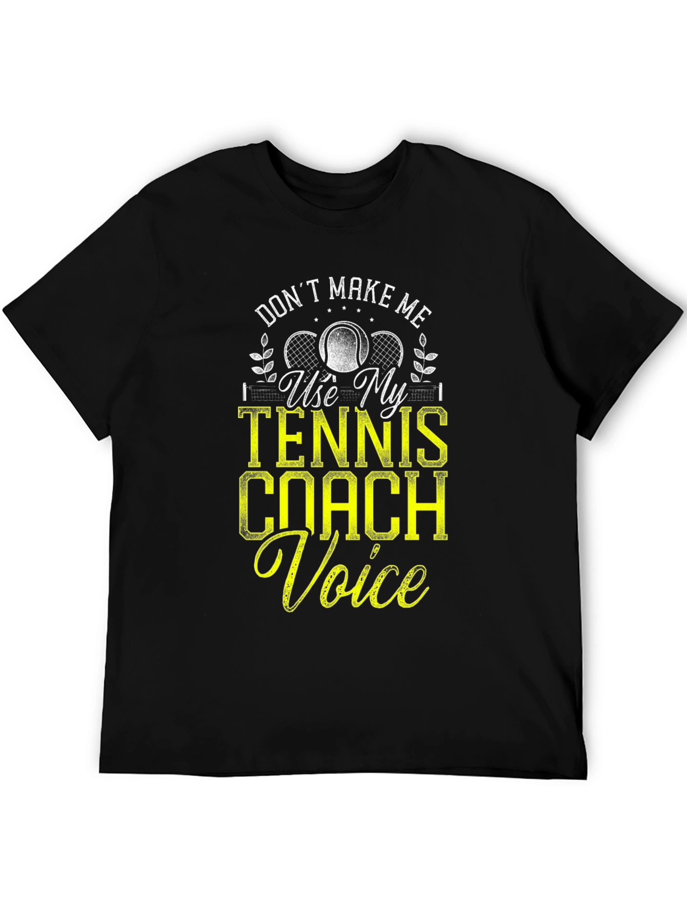 Tennis Coach Voice Graphic Tee
