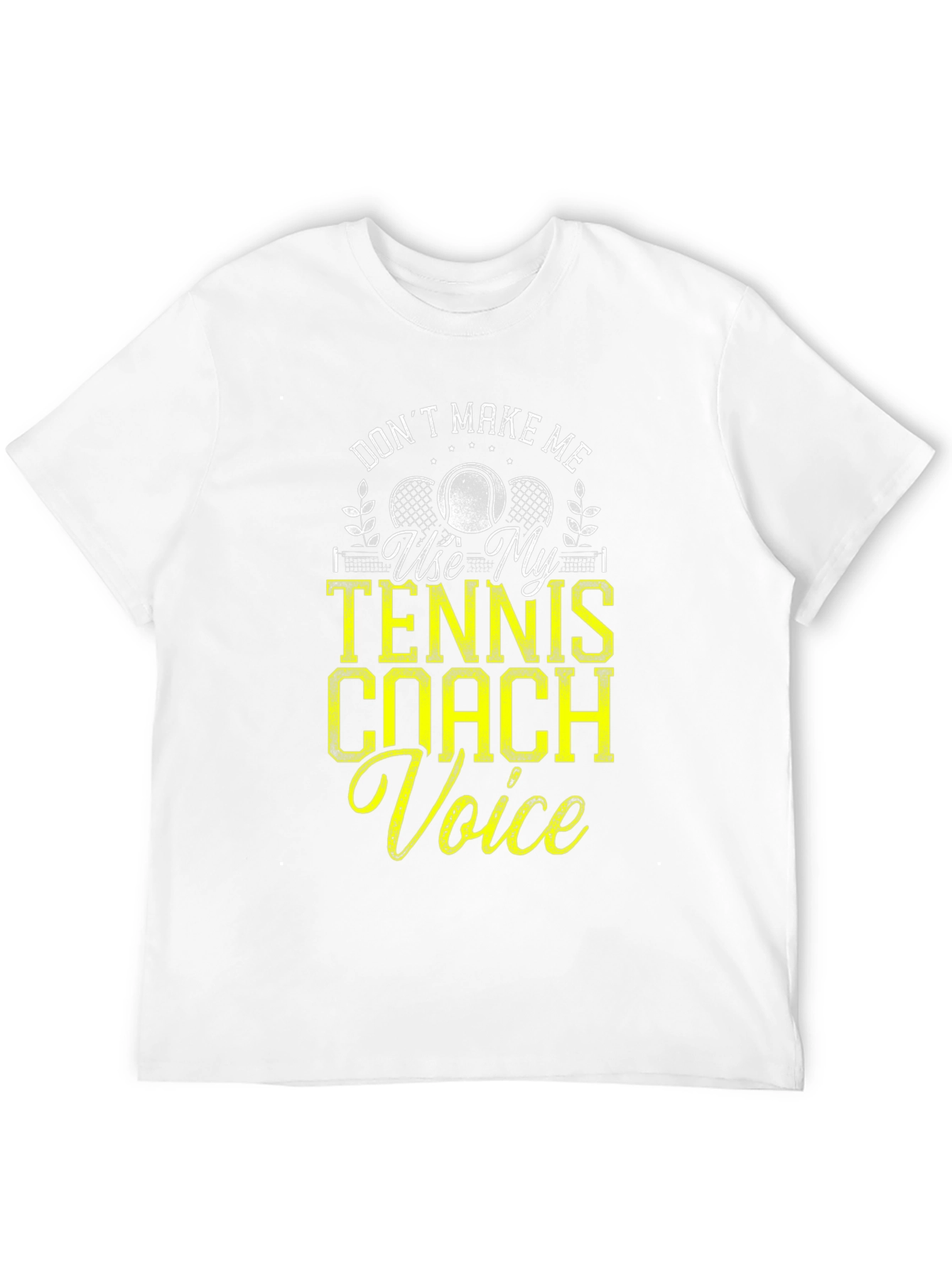 Tennis Coach Voice Graphic Tee
