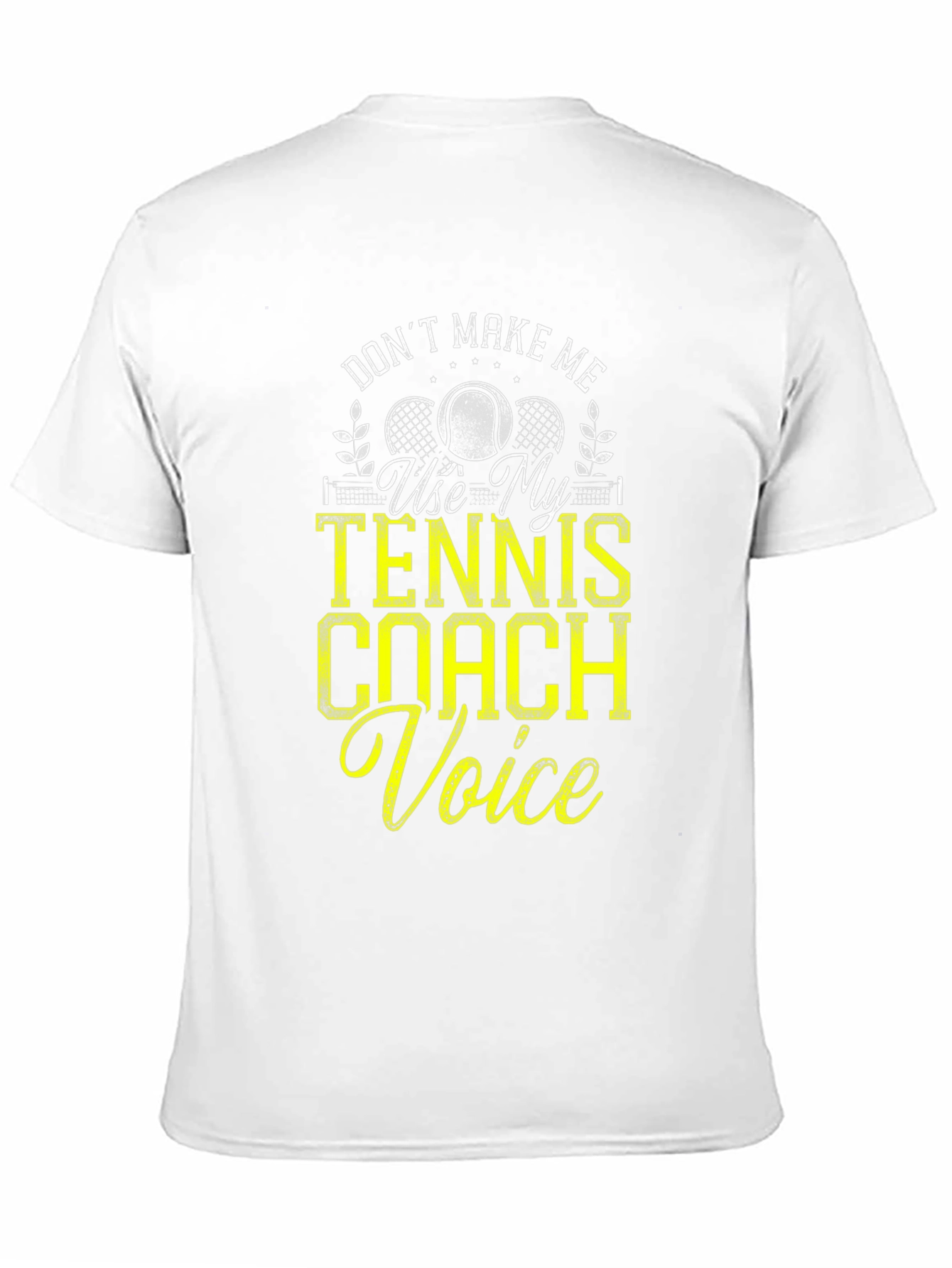 Tennis Coach Voice Graphic Tee