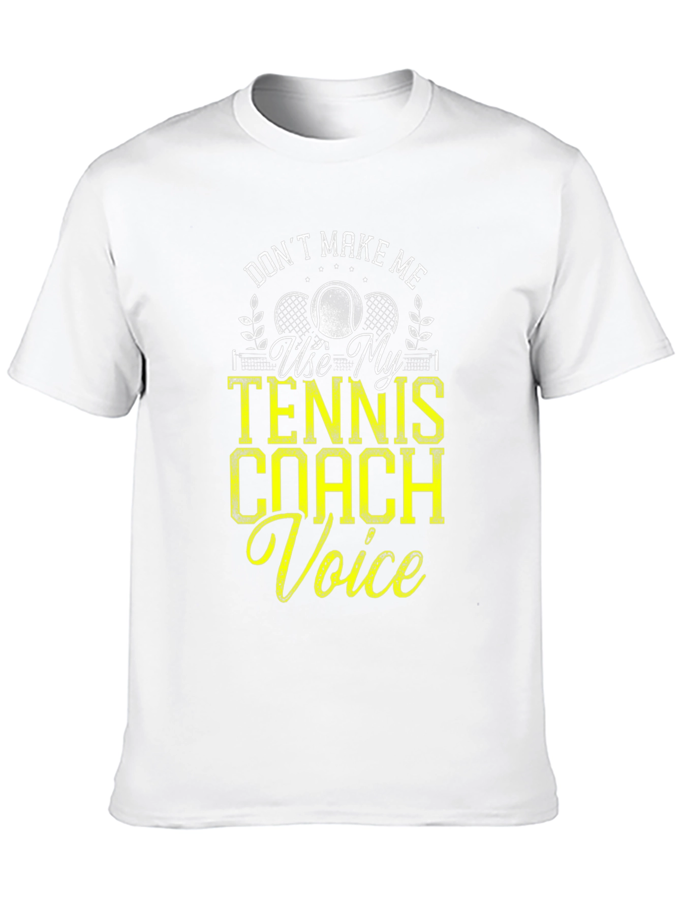 Tennis Coach Voice Graphic Tee