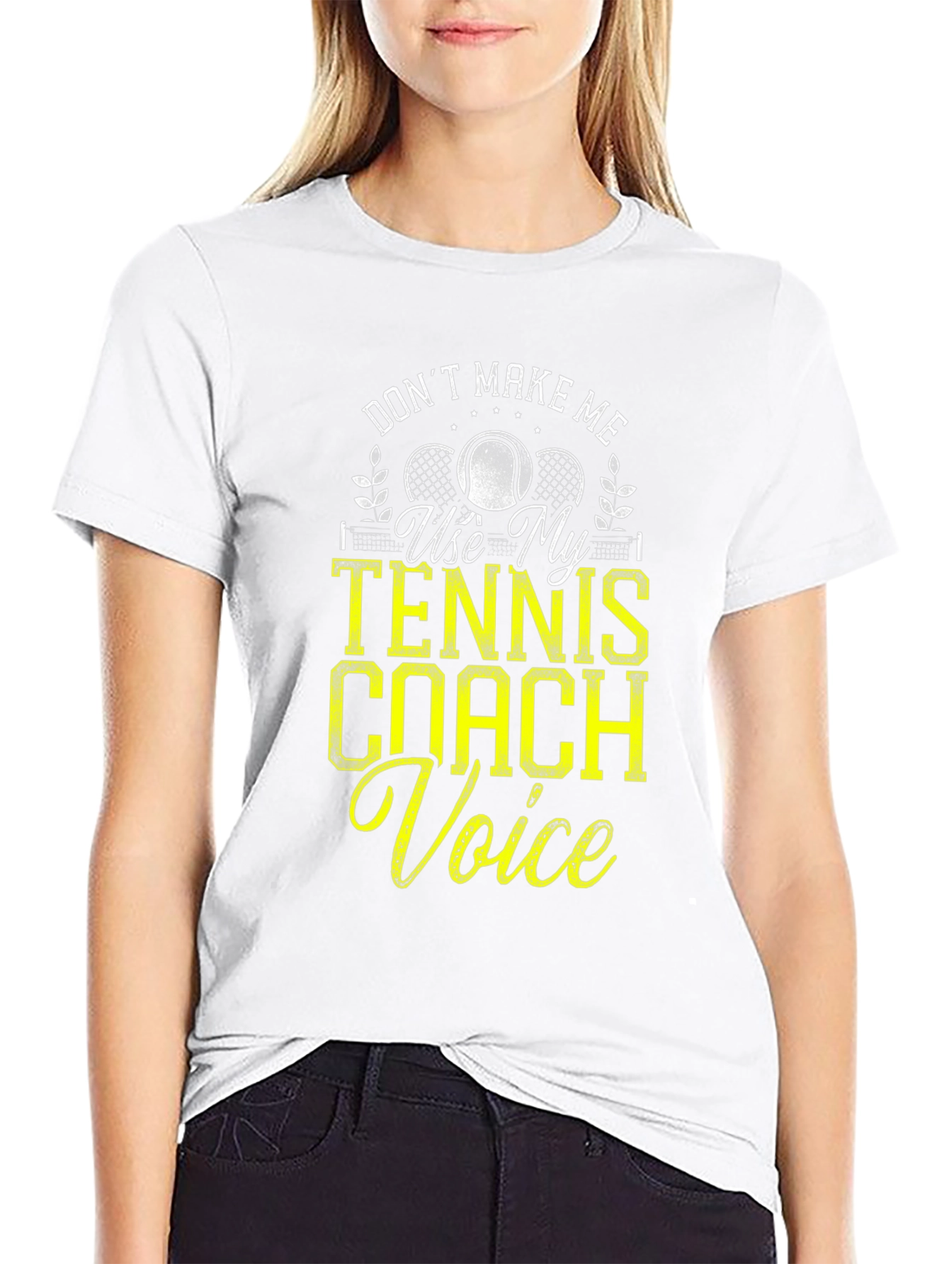 Tennis Coach Voice Graphic Tee