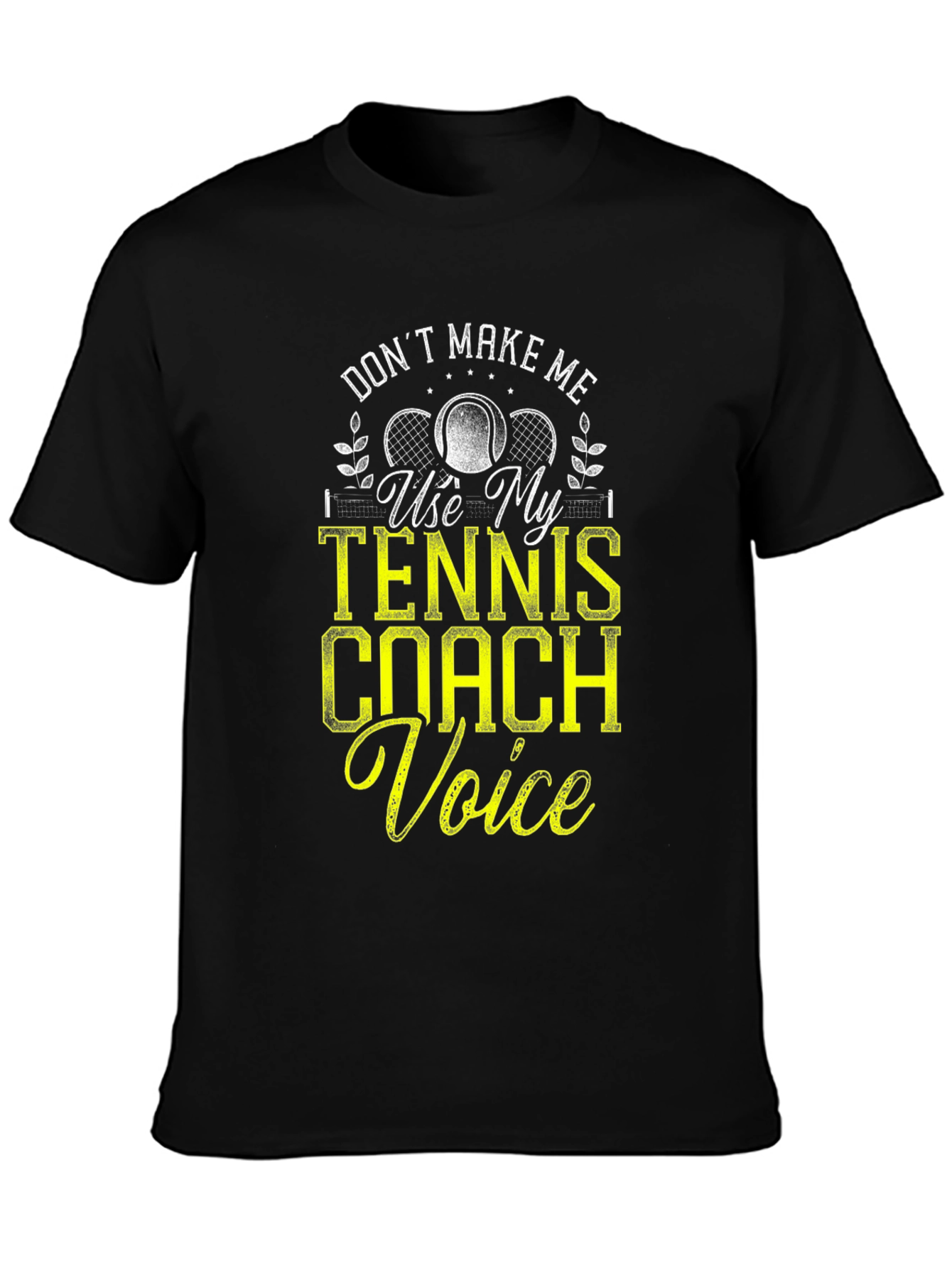 Tennis Coach Voice Graphic Tee