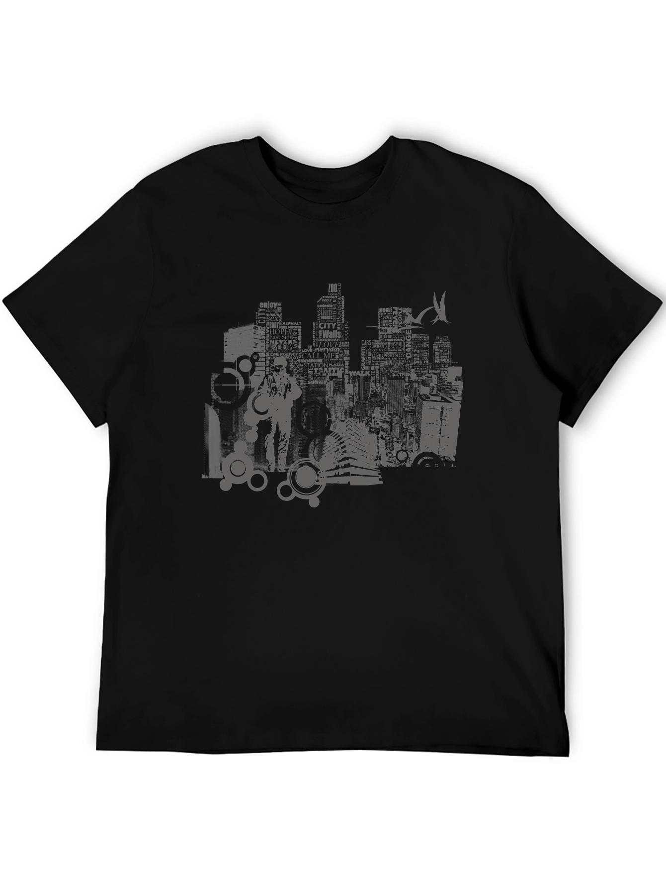 Urban Graphic T-Shirt - Cityscape Design