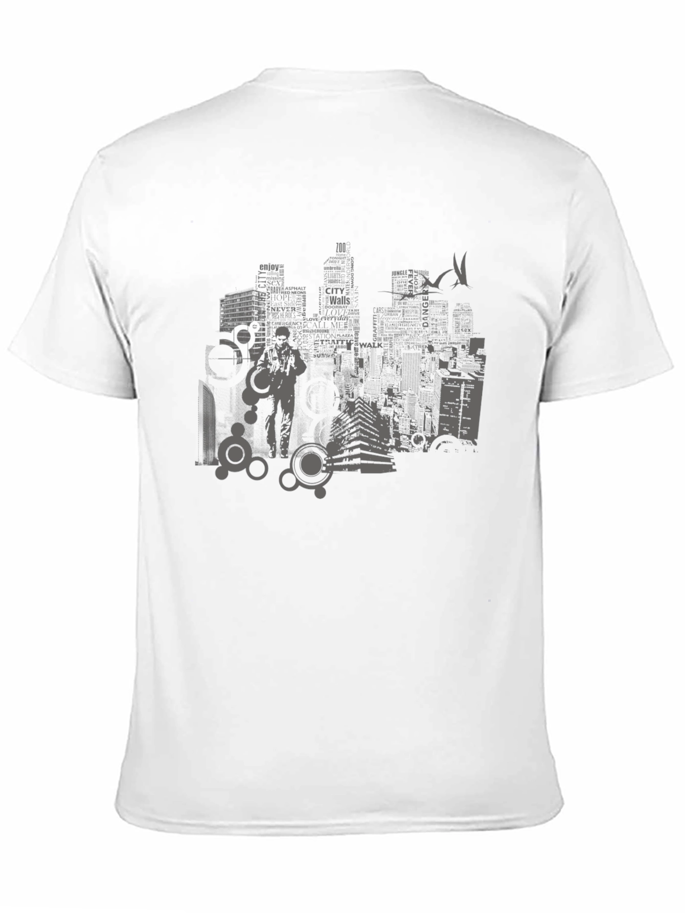 Urban Graphic T-Shirt - Cityscape Design